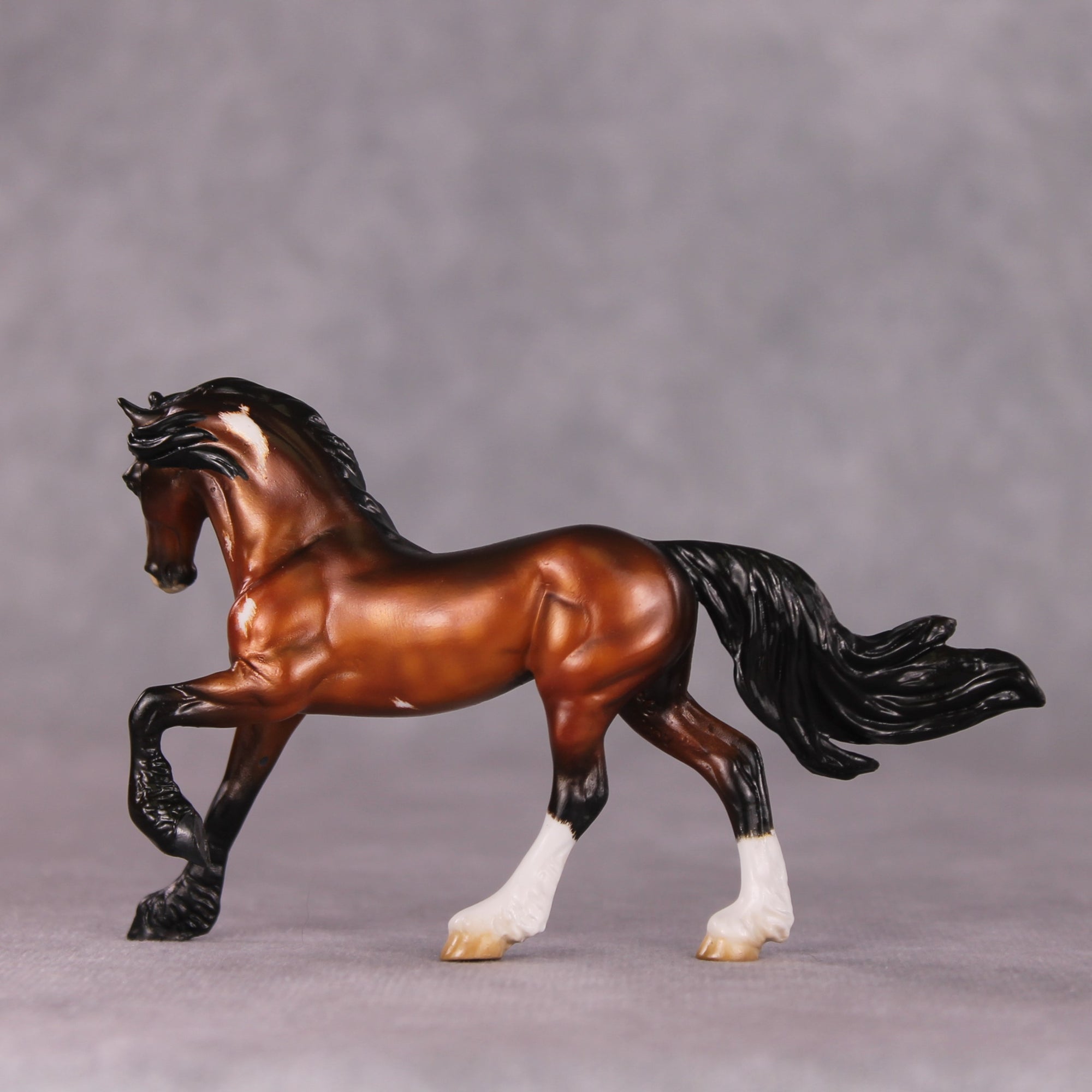 "Contemplating Love" EFCM Friesian Chip By Kristen Cermele