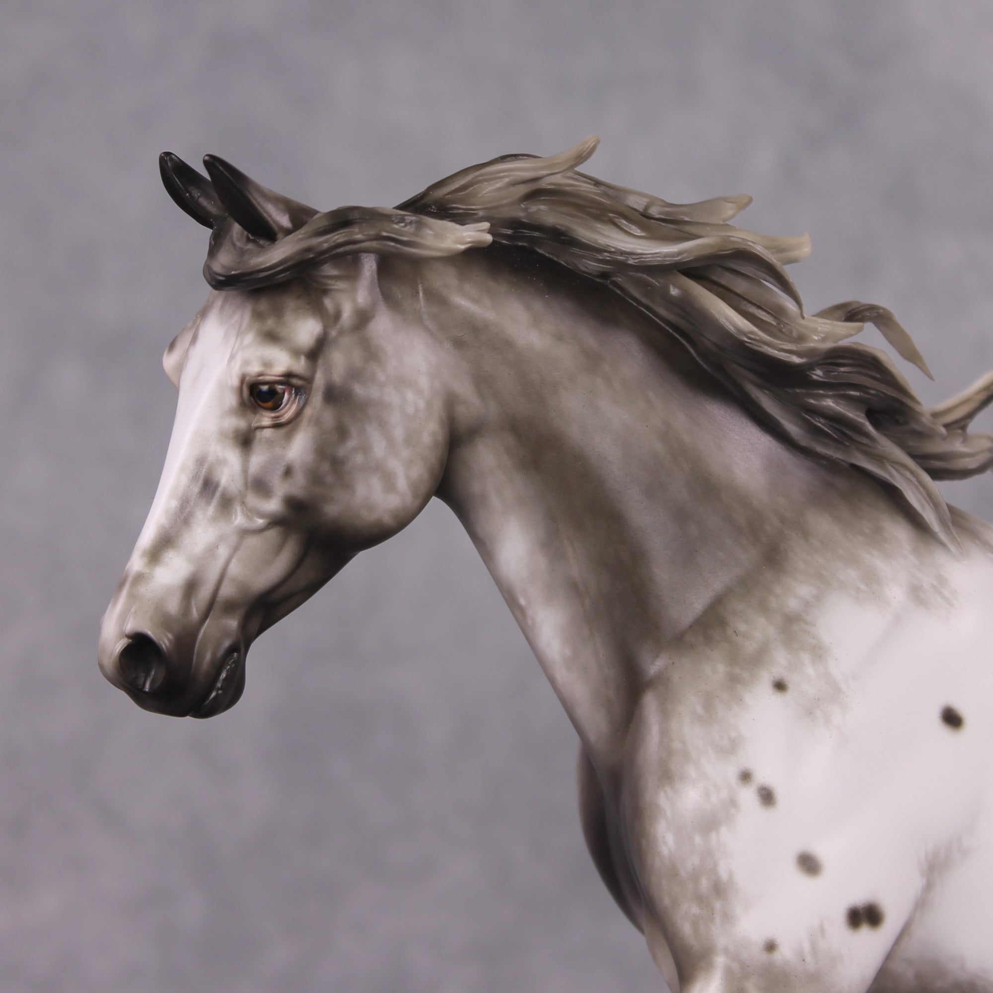 "Nothin But the Blues" OOAK Appaloosa Palouse Painted By Sheryl Leisure &amp; Mona Best Offer 1/14/25