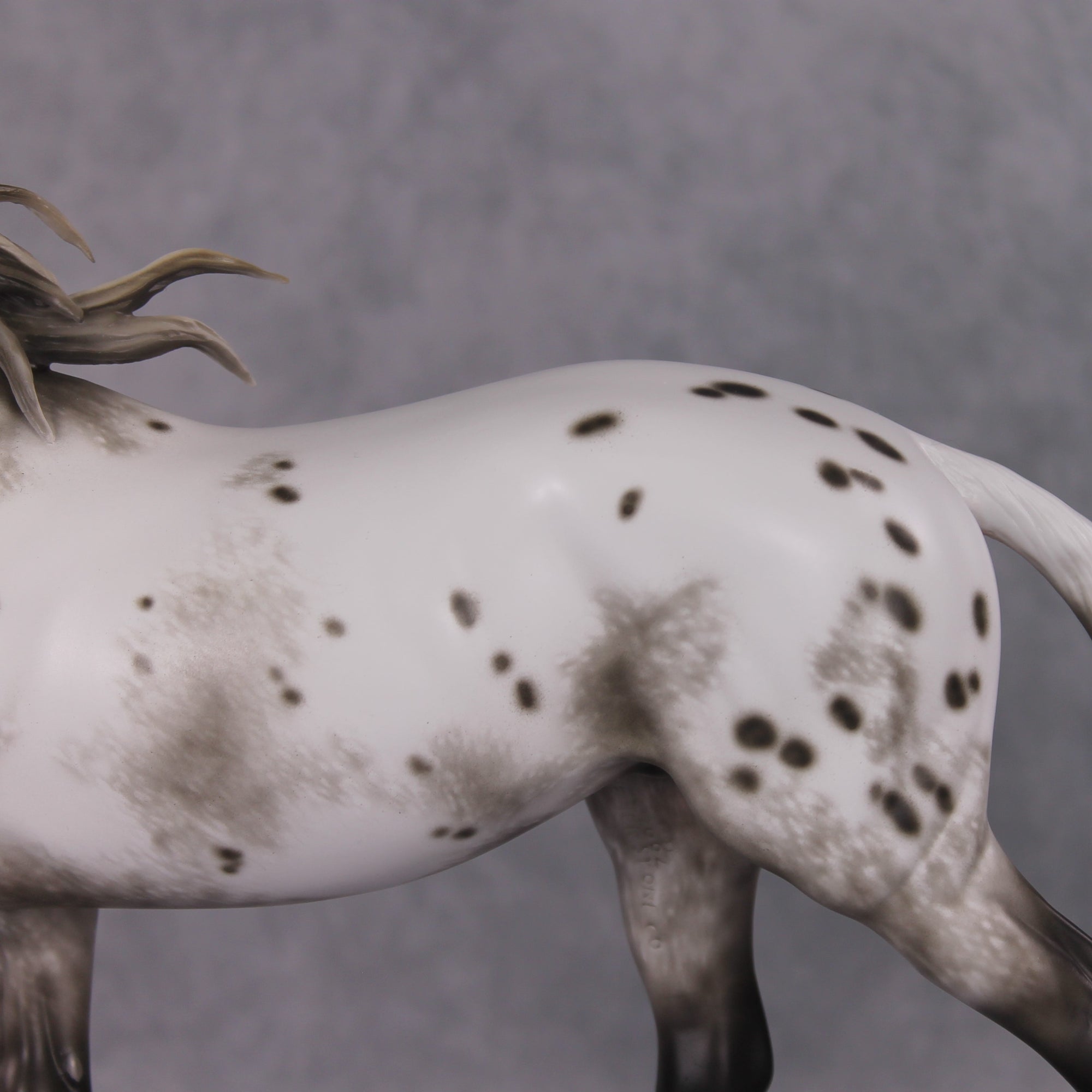 "Nothin But the Blues" OOAK Appaloosa Palouse Painted By Sheryl Leisure &amp; Mona Best Offer 1/14/25