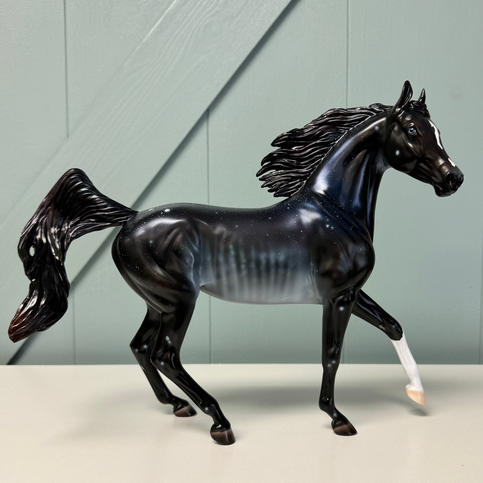 Solace - OOAK Housed Within the Heart Series LE-15 Run Deco Arabian Mare By Ellen Robbins EQ24 Based on Art of the Horse Literature Submission By Erin Verscheure