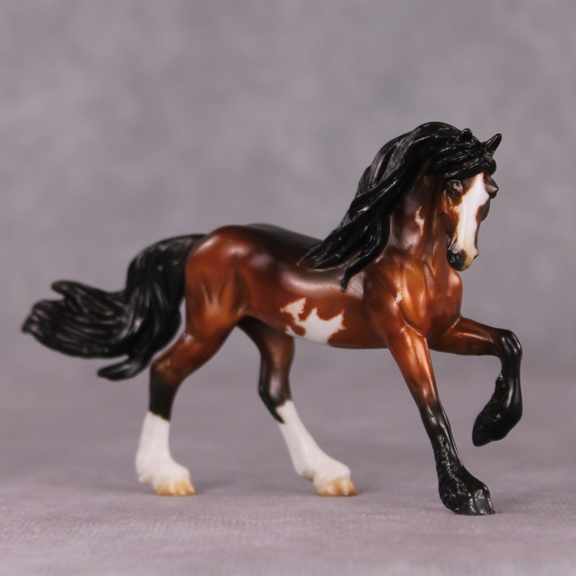 "Contemplating Love" EFCM Friesian Chip By Kristen Cermele