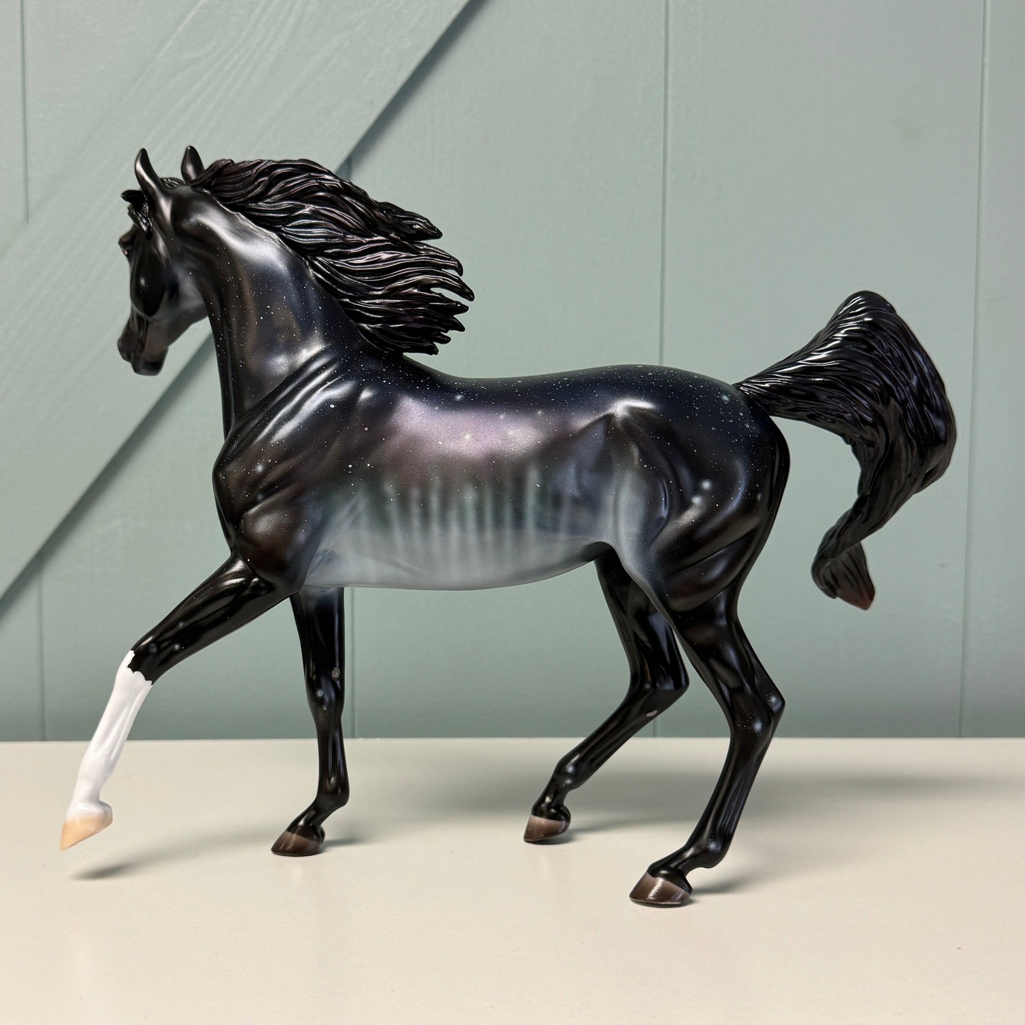 Solace - OOAK Housed Within the Heart Series LE-15 Run Deco Arabian Mare By Ellen Robbins EQ24 Based on Art of the Horse Literature Submission By Erin Verscheure