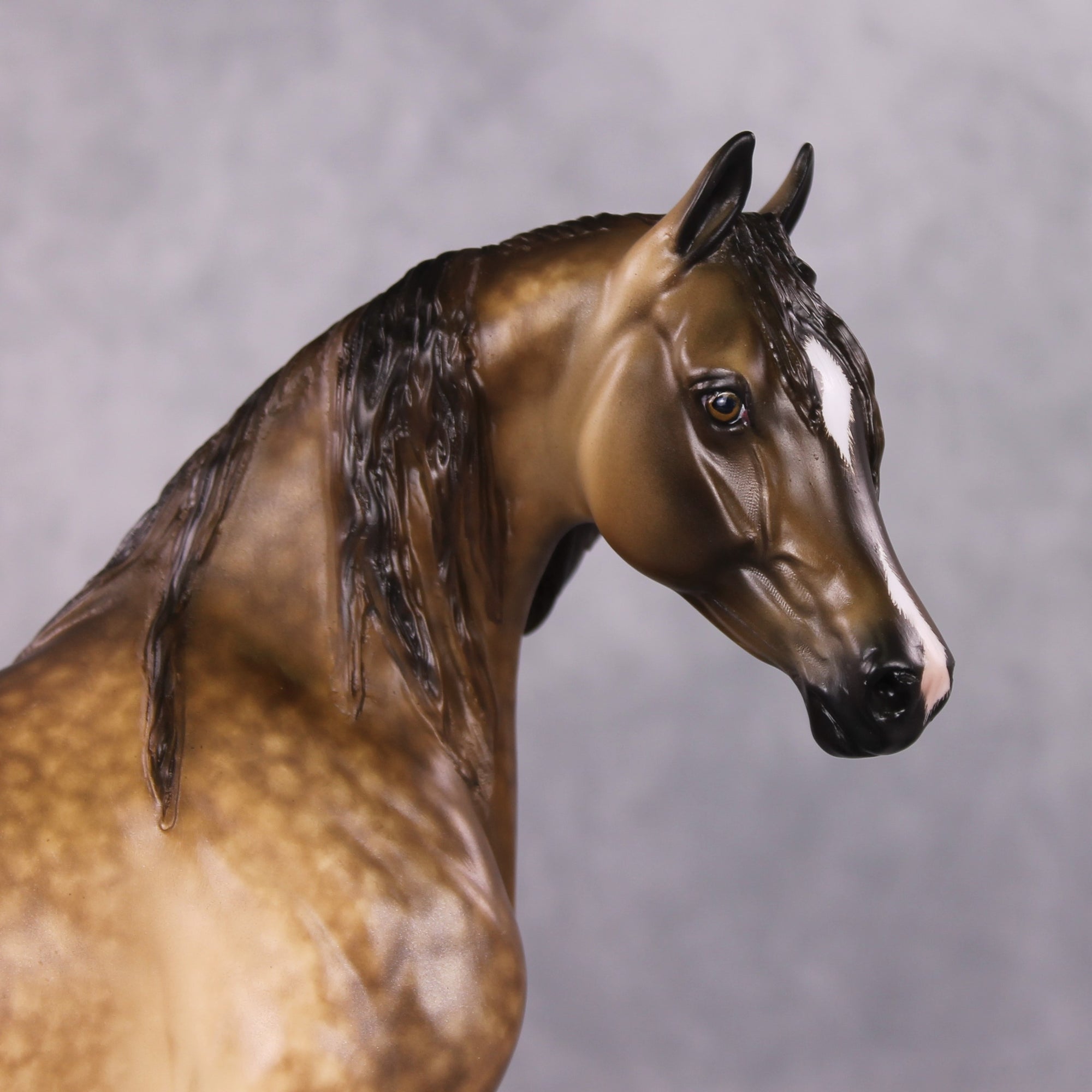 "Hot &amp; Bothered" OOAK Dapple Buckskin Arabian Mare Painted By Sheryl Leisure &amp; Mona Best Offer 1/14/25