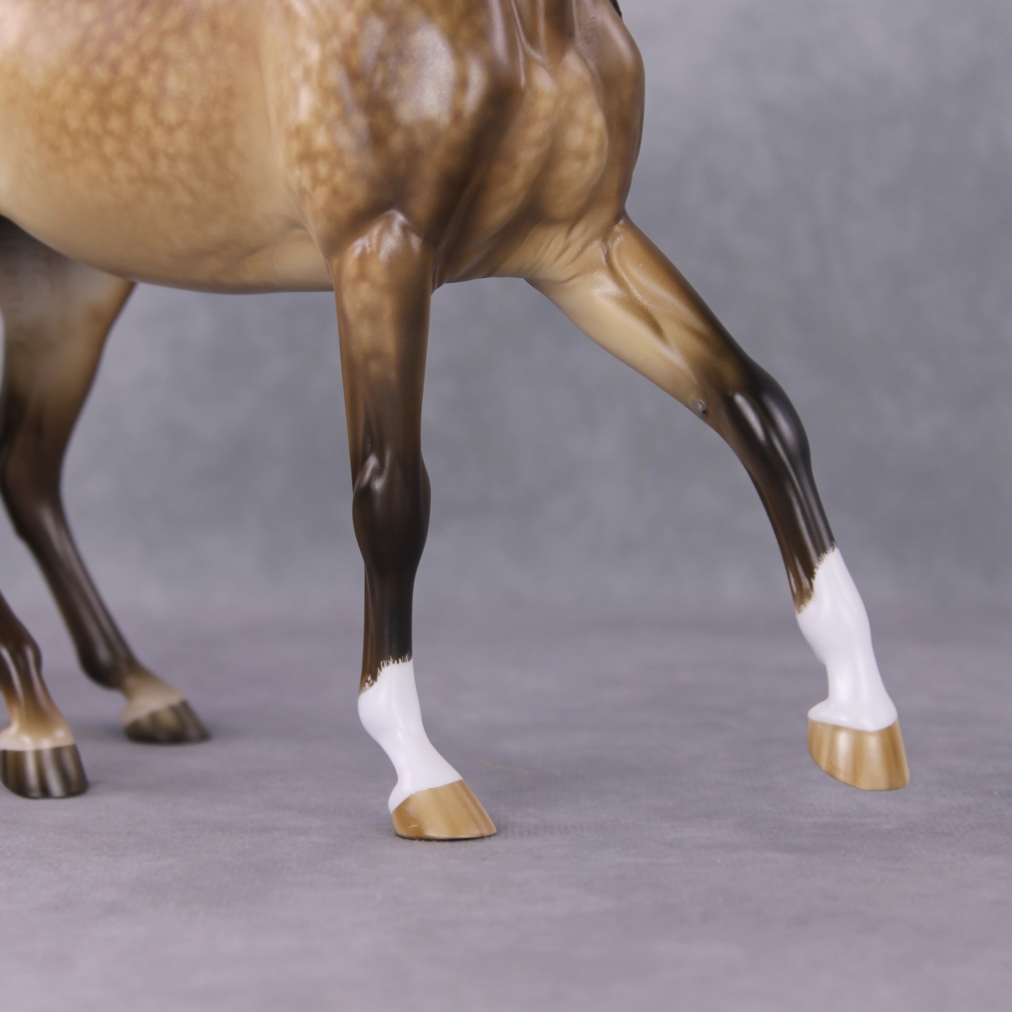 "Hot &amp; Bothered" OOAK Dapple Buckskin Arabian Mare Painted By Sheryl Leisure &amp; Mona Best Offer 1/14/25