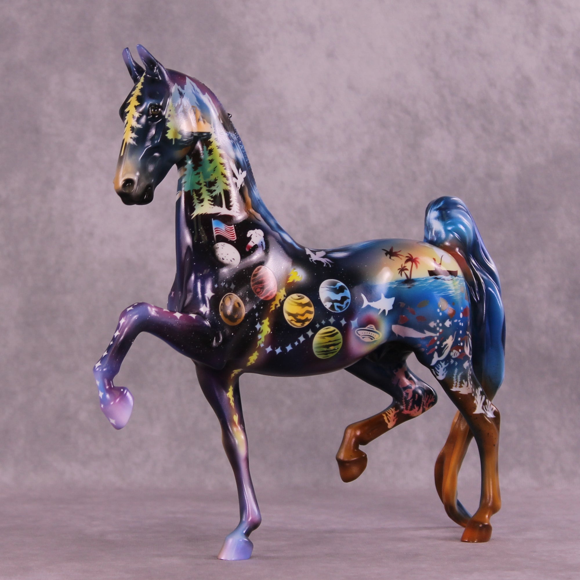 Childhood Dreams OOAK American Saddlebred by Kike (Enrique) Duarte DDOOAKs25