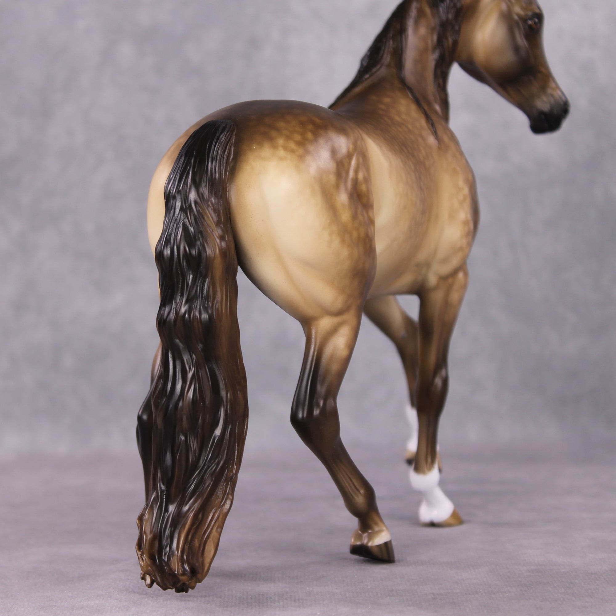 "Hot &amp; Bothered" OOAK Dapple Buckskin Arabian Mare Painted By Sheryl Leisure &amp; Mona Best Offer 1/14/25