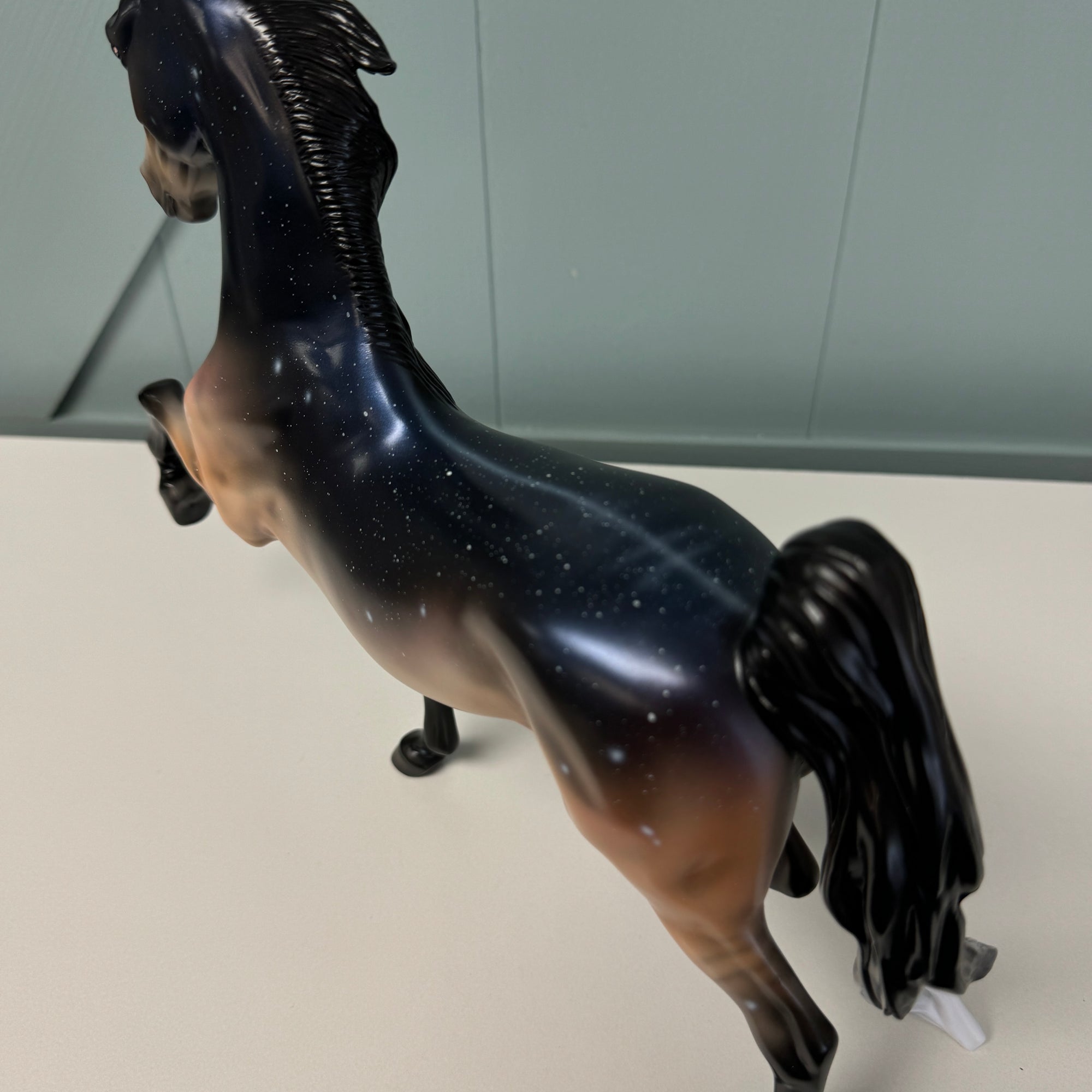 Live Again - OOAK Housed Within the Heart Series LE-15 Run Deco Saddlebred By Ellen Robbins EQ24 Based on Art of the Horse Literature Submission By Erin Verscheure