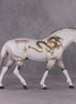 "Lothalox" LE-15 Custom Grey with Gold Dragon Deco Irish Draught By Dawn Quick - Fantastical Fantasy Series - January Dragons Pre Order