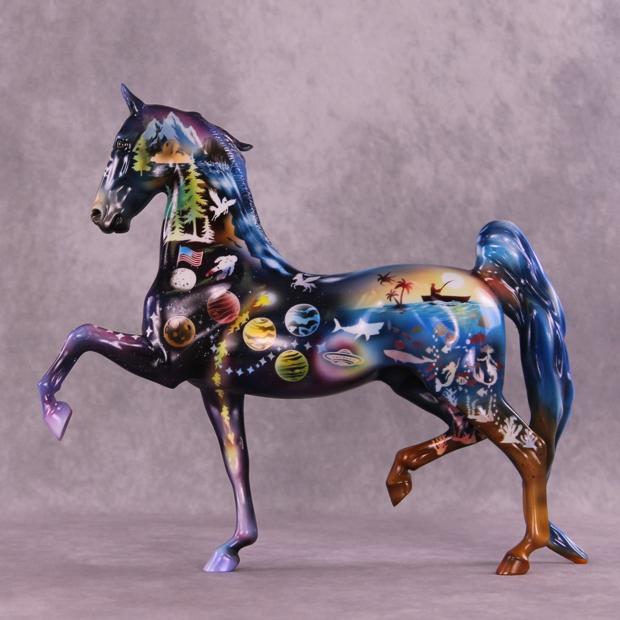 Childhood Dreams OOAK American Saddlebred by Kike (Enrique) Duarte DDOOAKs25