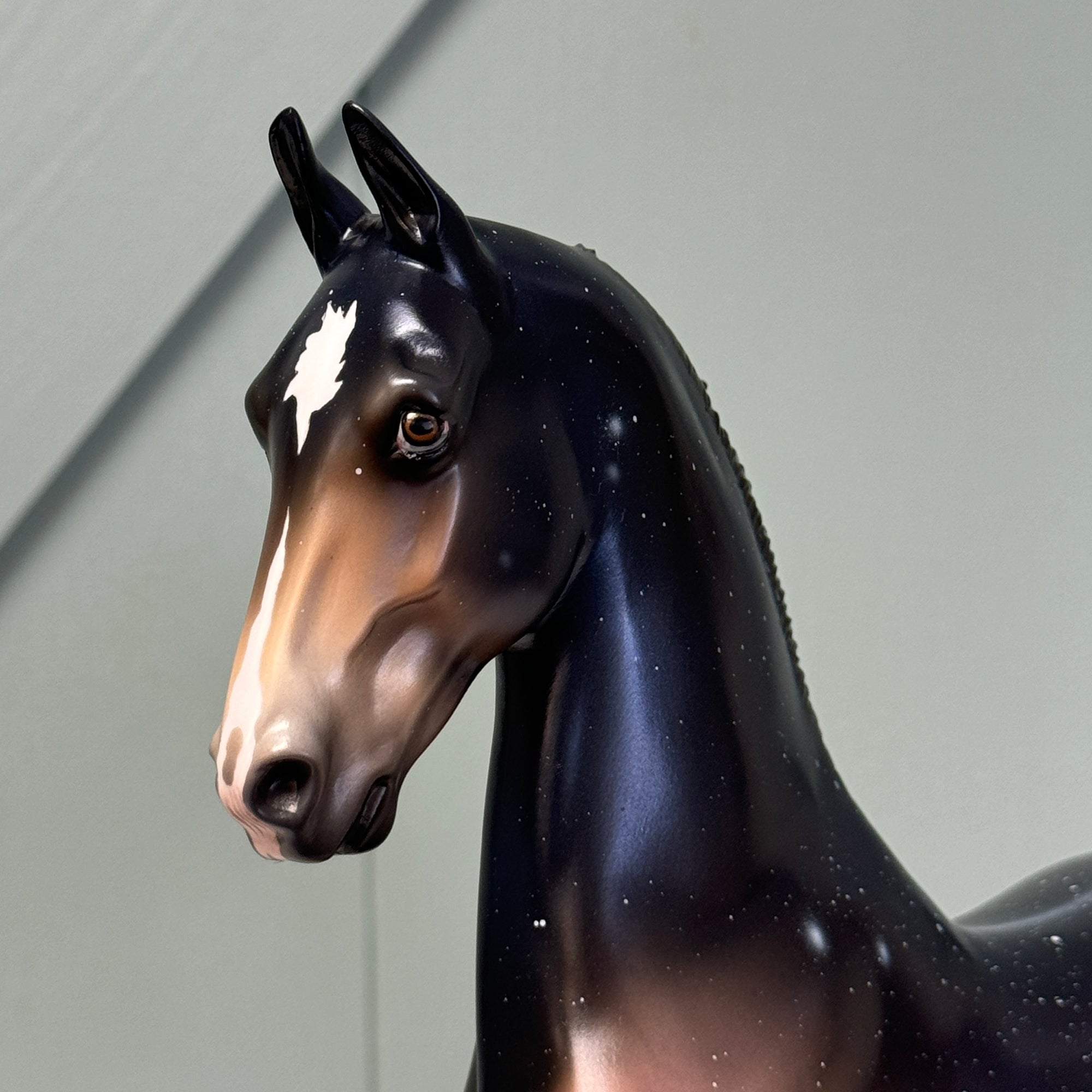 Live Again - OOAK Housed Within the Heart Series LE-15 Run Deco Saddlebred By Ellen Robbins EQ24 Based on Art of the Horse Literature Submission By Erin Verscheure
