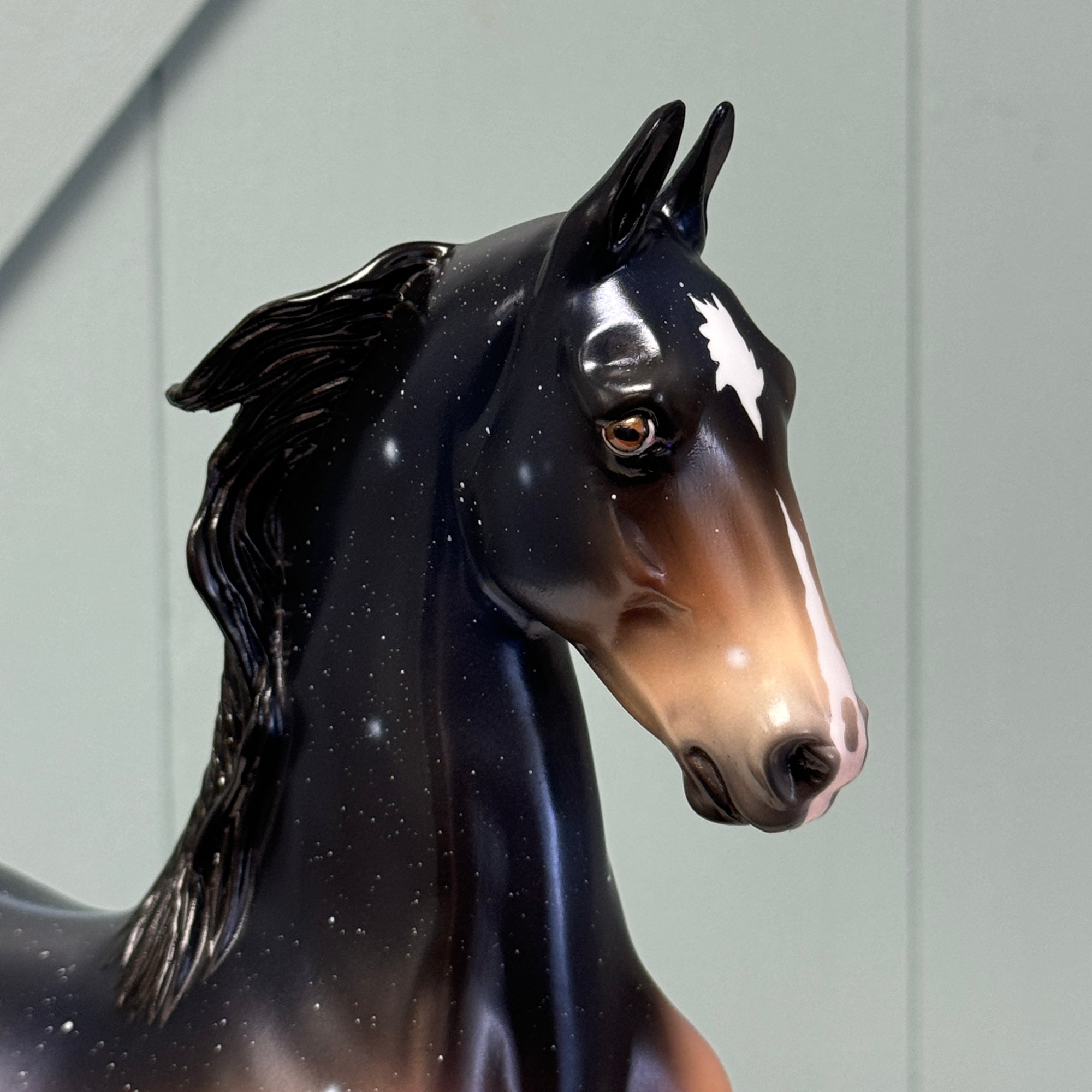 Live Again - OOAK Housed Within the Heart Series LE-15 Run Deco Saddlebred By Ellen Robbins EQ24 Based on Art of the Horse Literature Submission By Erin Verscheure