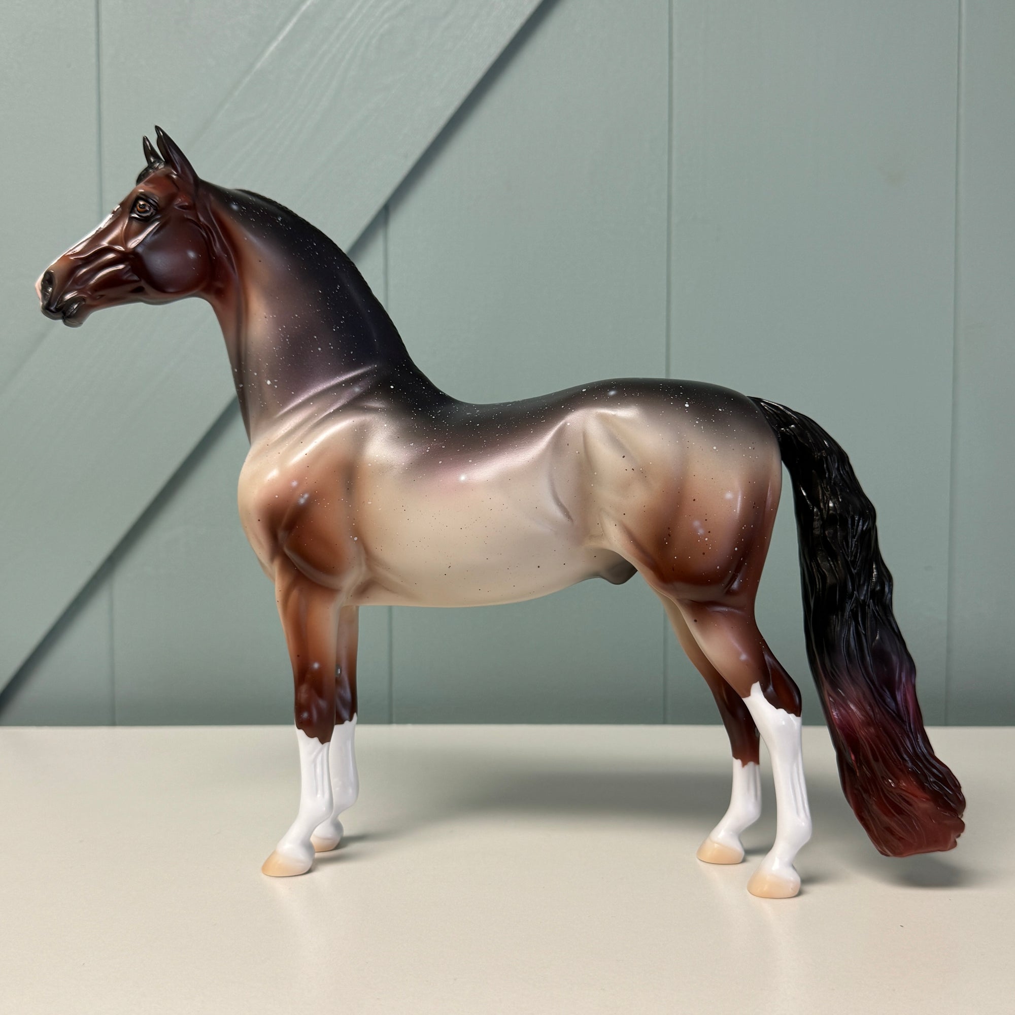 Of My Dreams - OOAK Housed Within the Heart Series LE-15 Run Deco Morgan By Ellen Robbins EQ24 Based on Art of the Horse Literature Submission By Erin Verscheure