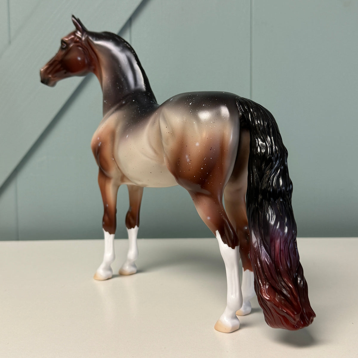 Of My Dreams - OOAK Housed Within the Heart Series LE-15 Run Deco Morgan By Ellen Robbins EQ24 Based on Art of the Horse Literature Submission By Erin Verscheure