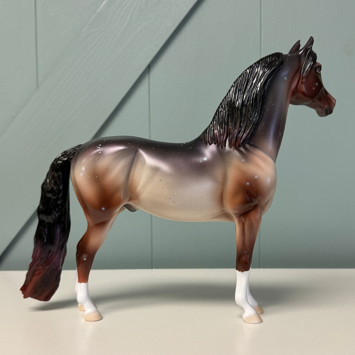 Of My Dreams - OOAK Housed Within the Heart Series LE-15 Run Deco Morgan By Ellen Robbins EQ24 Based on Art of the Horse Literature Submission By Erin Verscheure