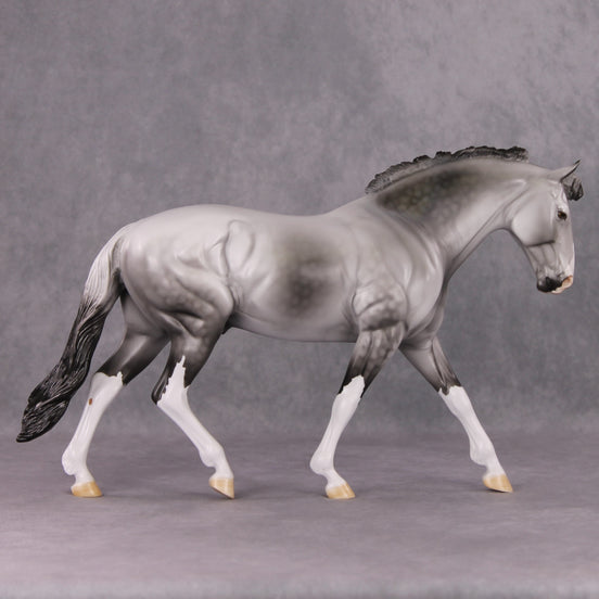 "Tiamet" LE-15 Custom Dapple Grey Irish Draught by Dawn Quick - Fantastical Fantasy Series - January Dragons Pre Order