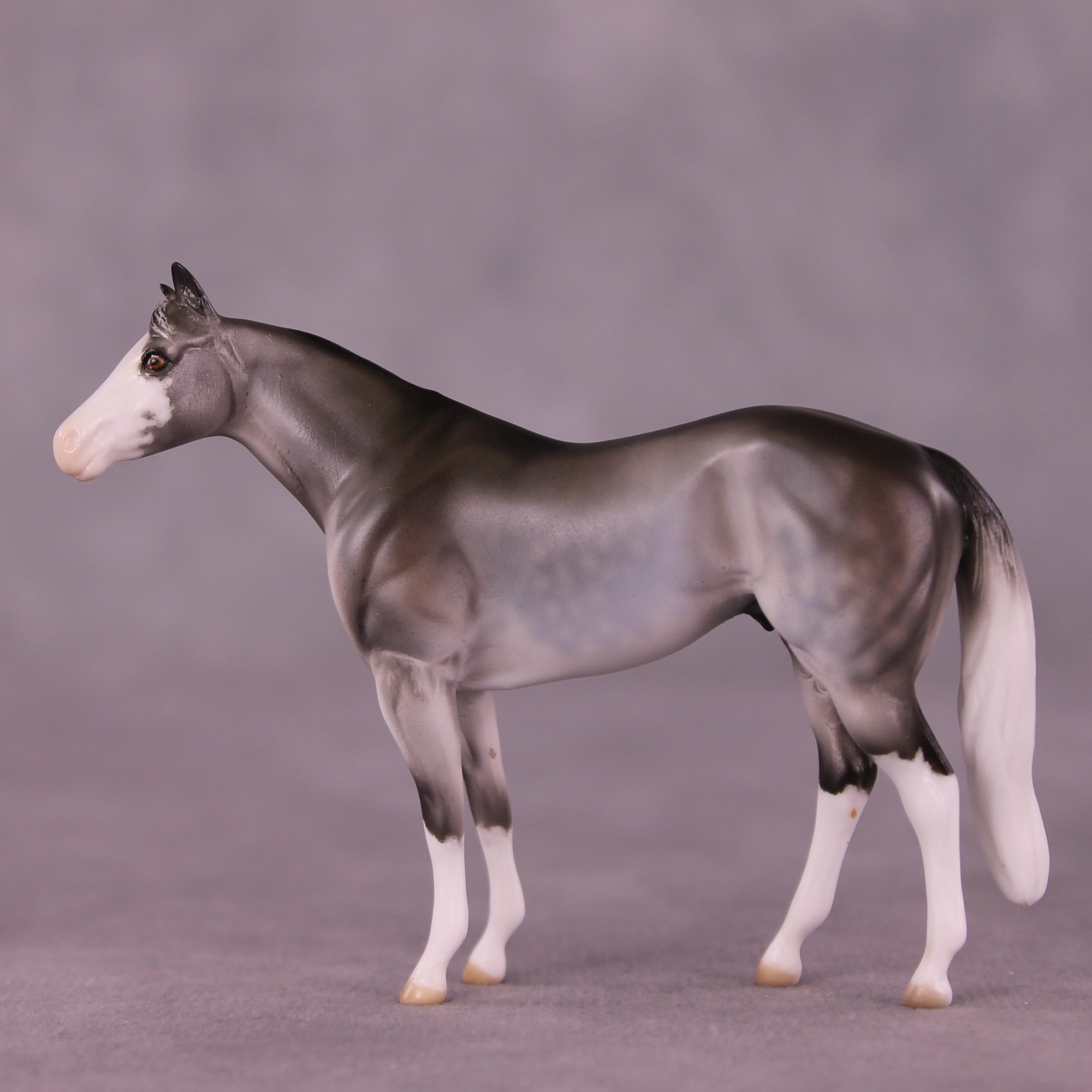 Calyx OOAK Chip Stock Horse by Julie Keim LHS25