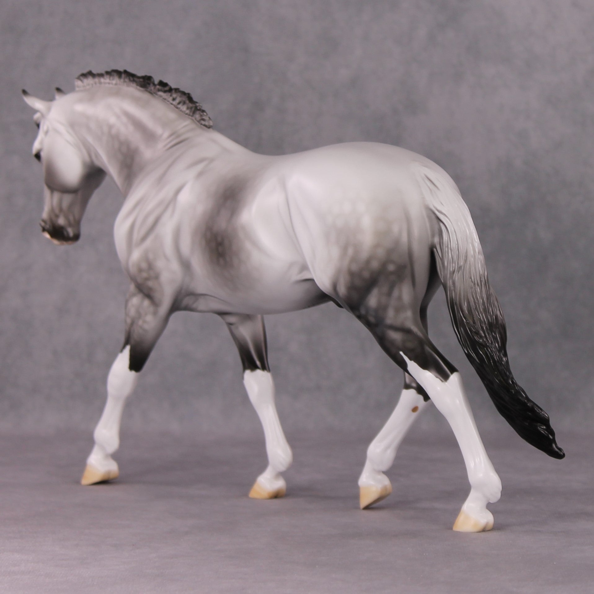 "Tiamet" LE-15 Custom Dapple Grey Irish Draught by Dawn Quick - Fantastical Fantasy Series - January Dragons Pre Order