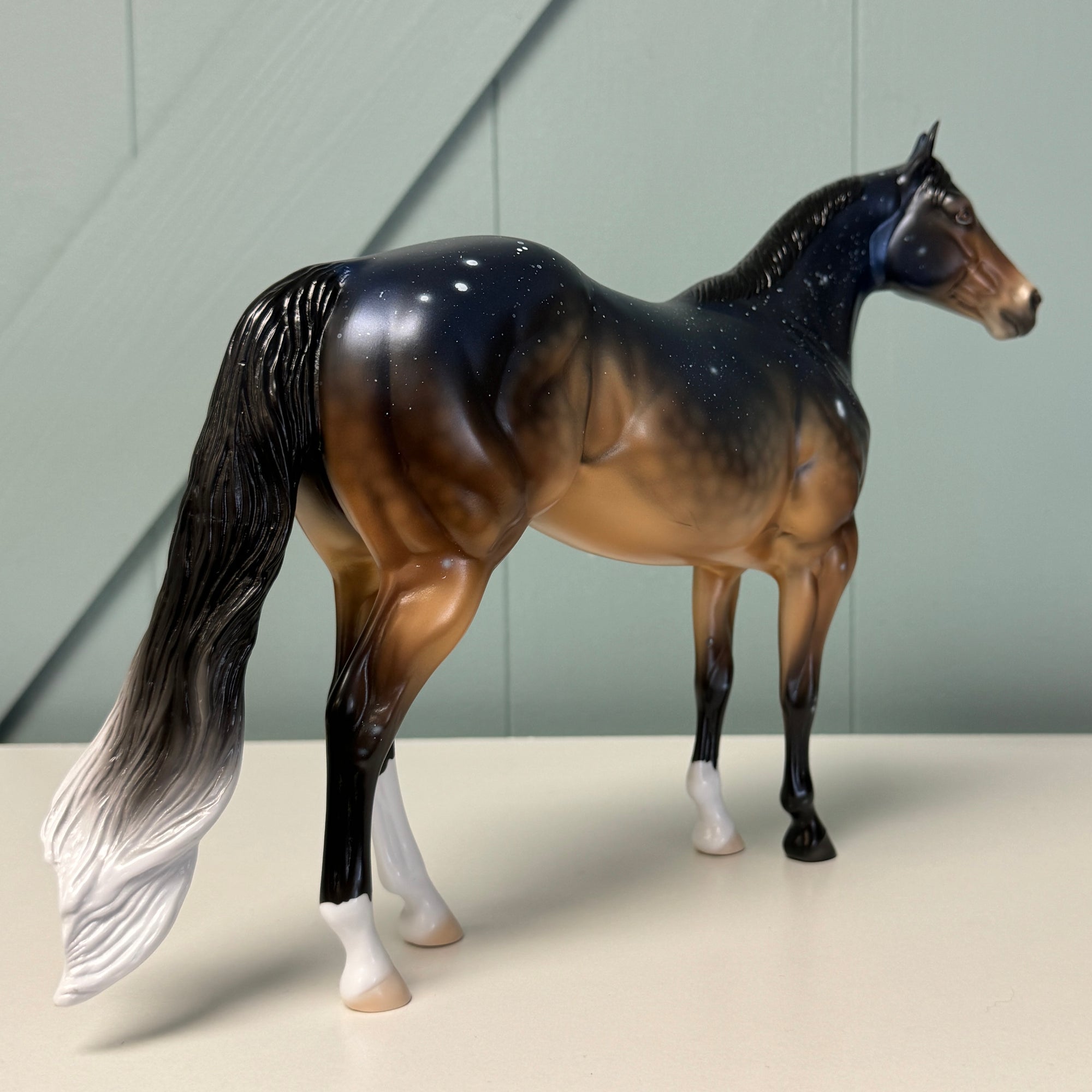 PRE ORDER PORTRAIT HORSE Star Sky Horse Design - Housed Within the Heart Series Limited to OOAK 10 pieces By Ellen Robbins EQ24 Based on Art of the Horse Literature Submission By Erin Verscheure EQ24 LE