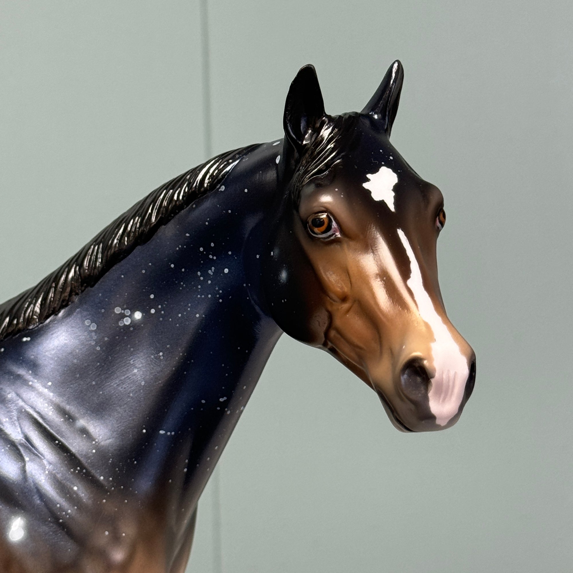 PRE ORDER PORTRAIT HORSE Star Sky Horse Design - Housed Within the Heart Series Limited to OOAK 10 pieces By Ellen Robbins EQ24 Based on Art of the Horse Literature Submission By Erin Verscheure EQ24 LE