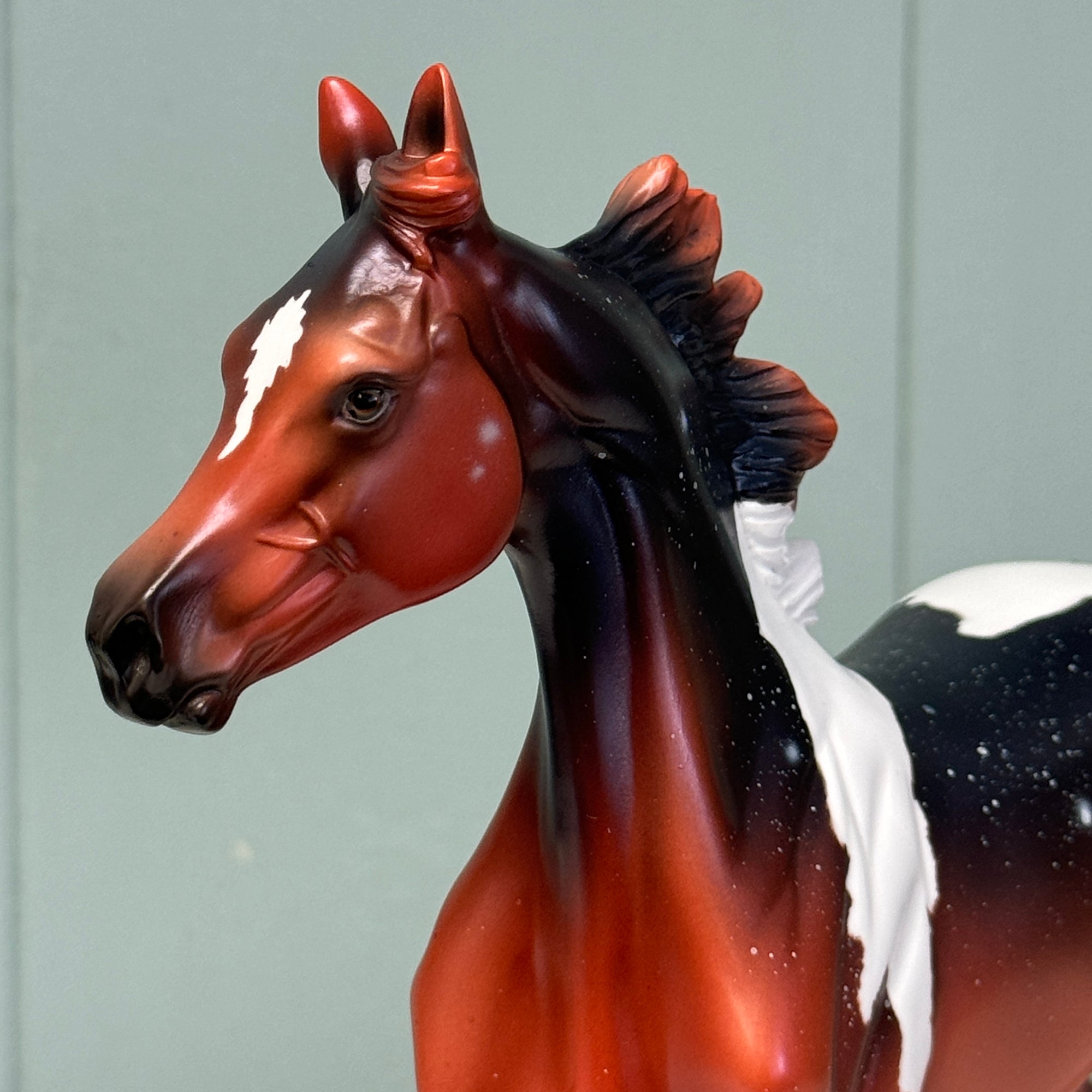 Rhythmic- OOAK Housed Within the Heart Series LE-15 Run Deco Yearling By Ellen Robbins EQ24 Based on Art of the Horse Literature Submission By Erin Verscheure