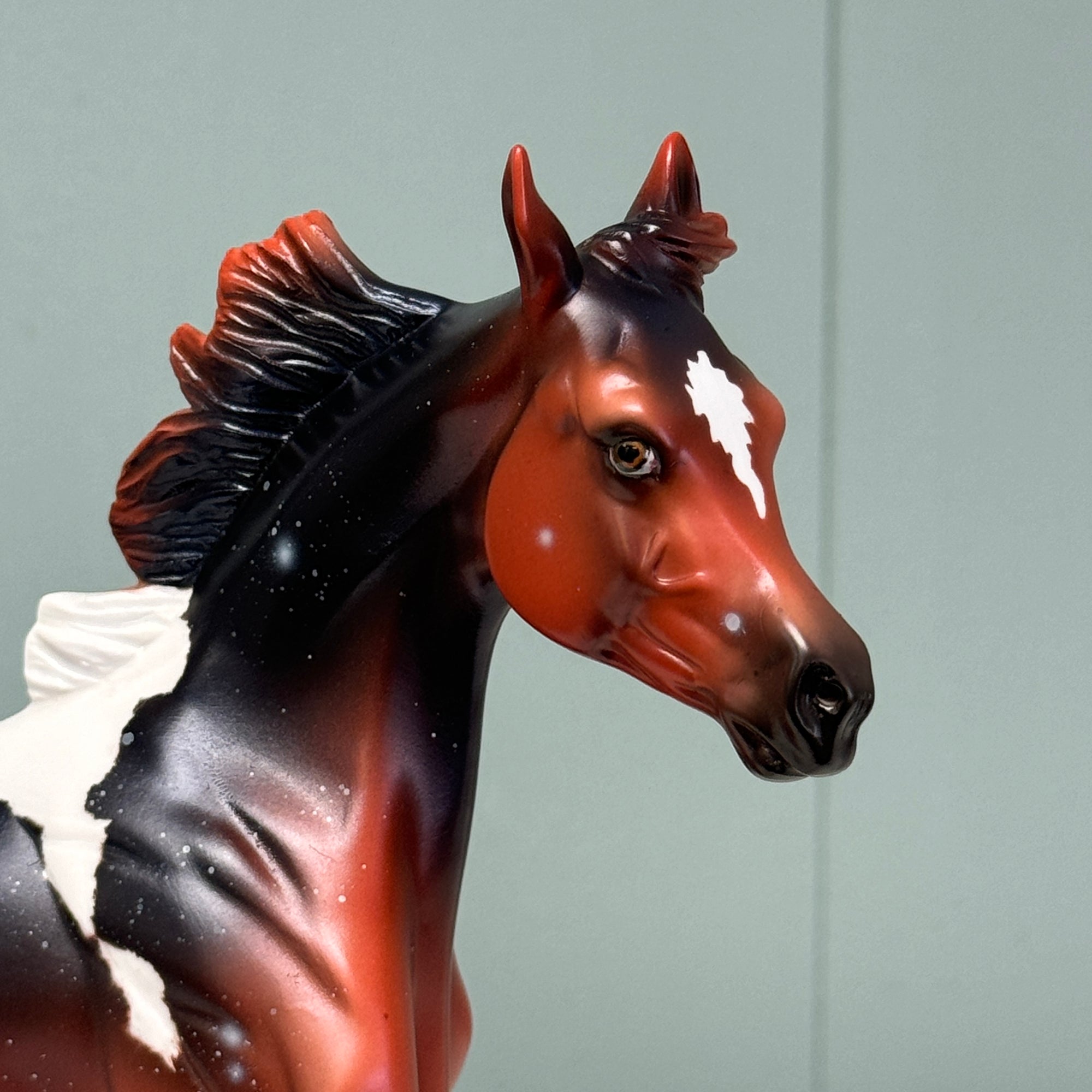 Rhythmic- OOAK Housed Within the Heart Series LE-15 Run Deco Yearling By Ellen Robbins EQ24 Based on Art of the Horse Literature Submission By Erin Verscheure