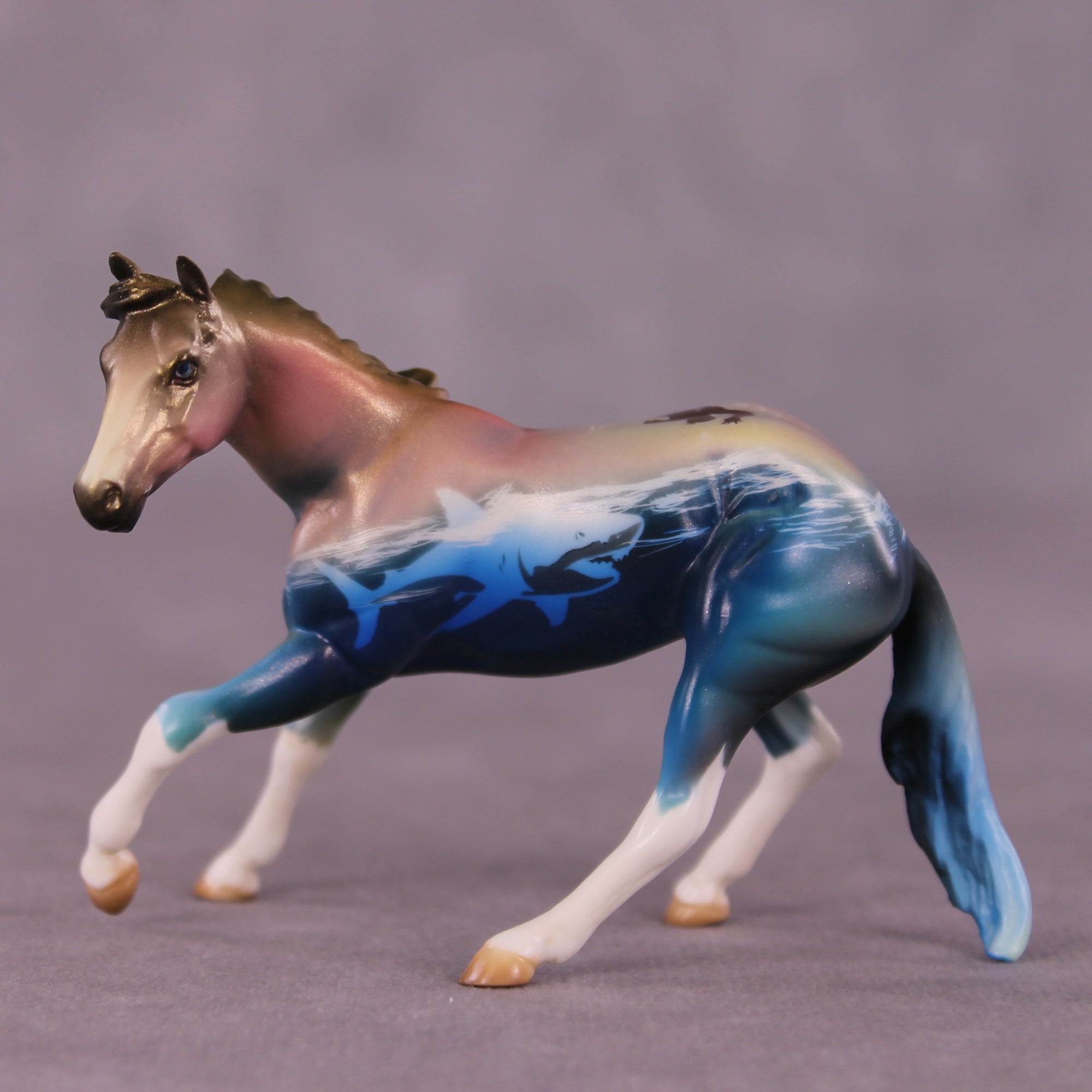 Surfer's Sunset OOAK Cutter Chip by Kike Duarte SCD25