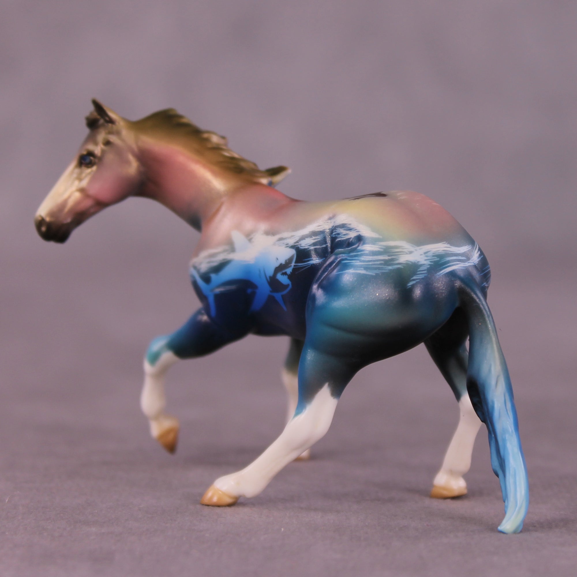 Surfer's Sunset OOAK Cutter Chip by Kike Duarte SCD25