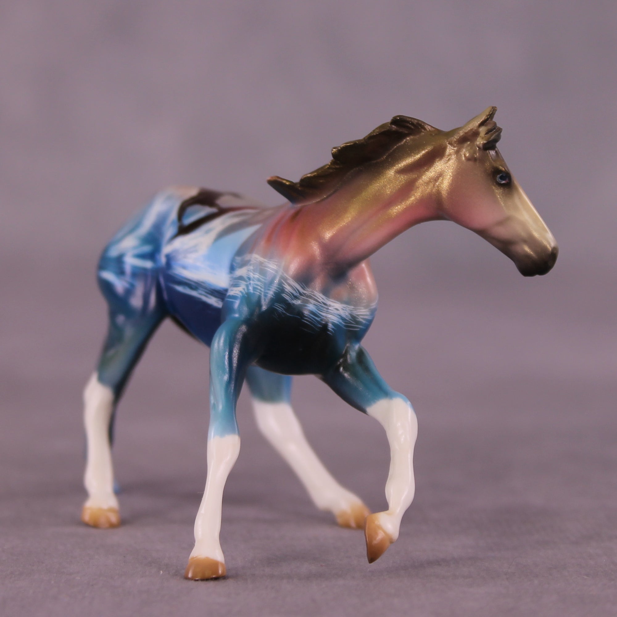 Surfer's Sunset OOAK Cutter Chip by Kike Duarte SCD25