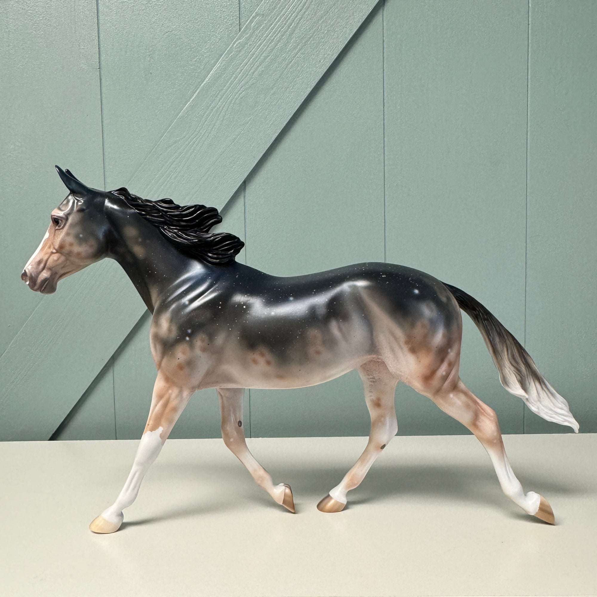 Dear Friend - OOAK Housed Within the Heart Series LE-15 Run Deco Palouse By Ellen Robbins EQ24 Based on Art of the Horse Literature Submission By Erin Verscheure