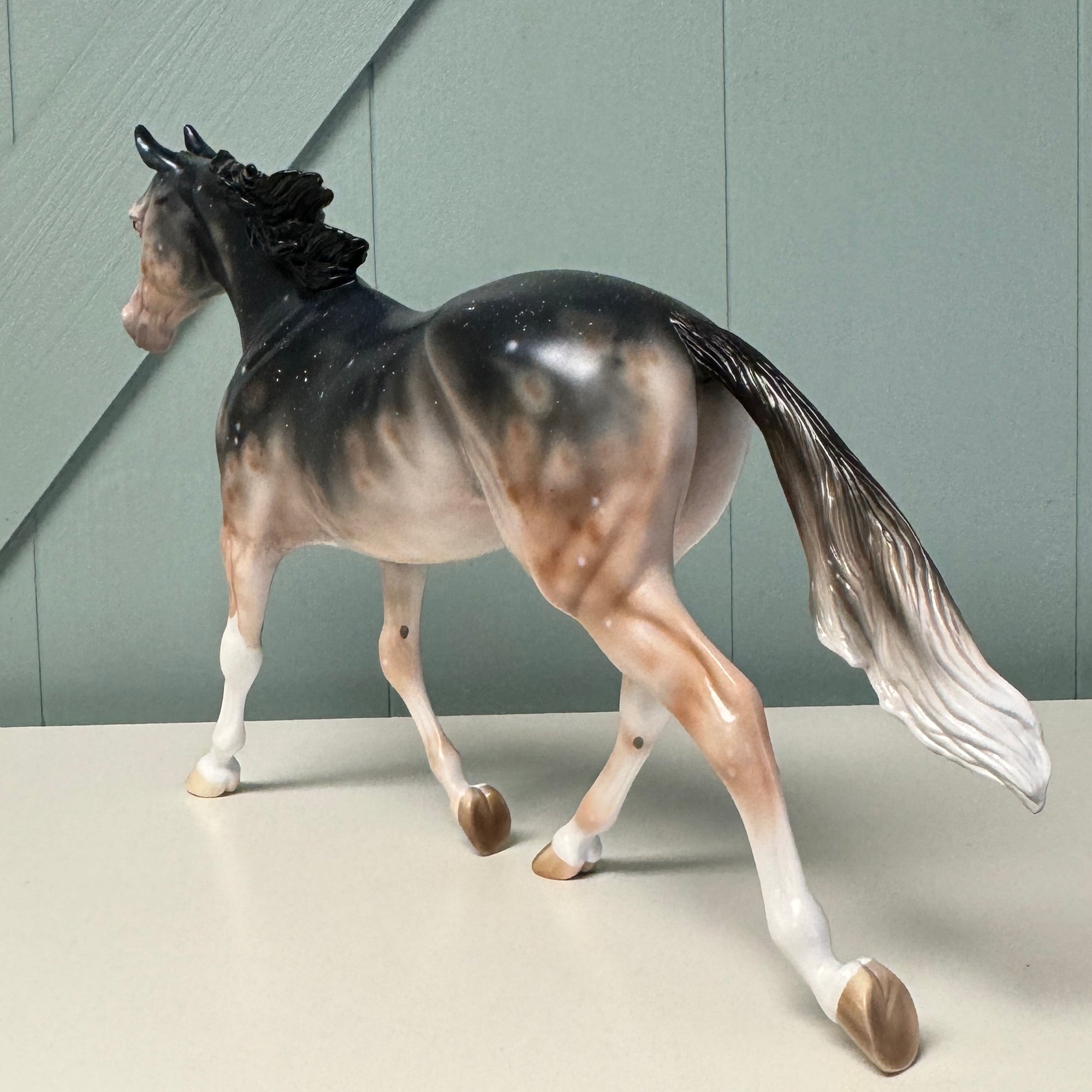 Dear Friend - OOAK Housed Within the Heart Series LE-15 Run Deco Palouse By Ellen Robbins EQ24 Based on Art of the Horse Literature Submission By Erin Verscheure