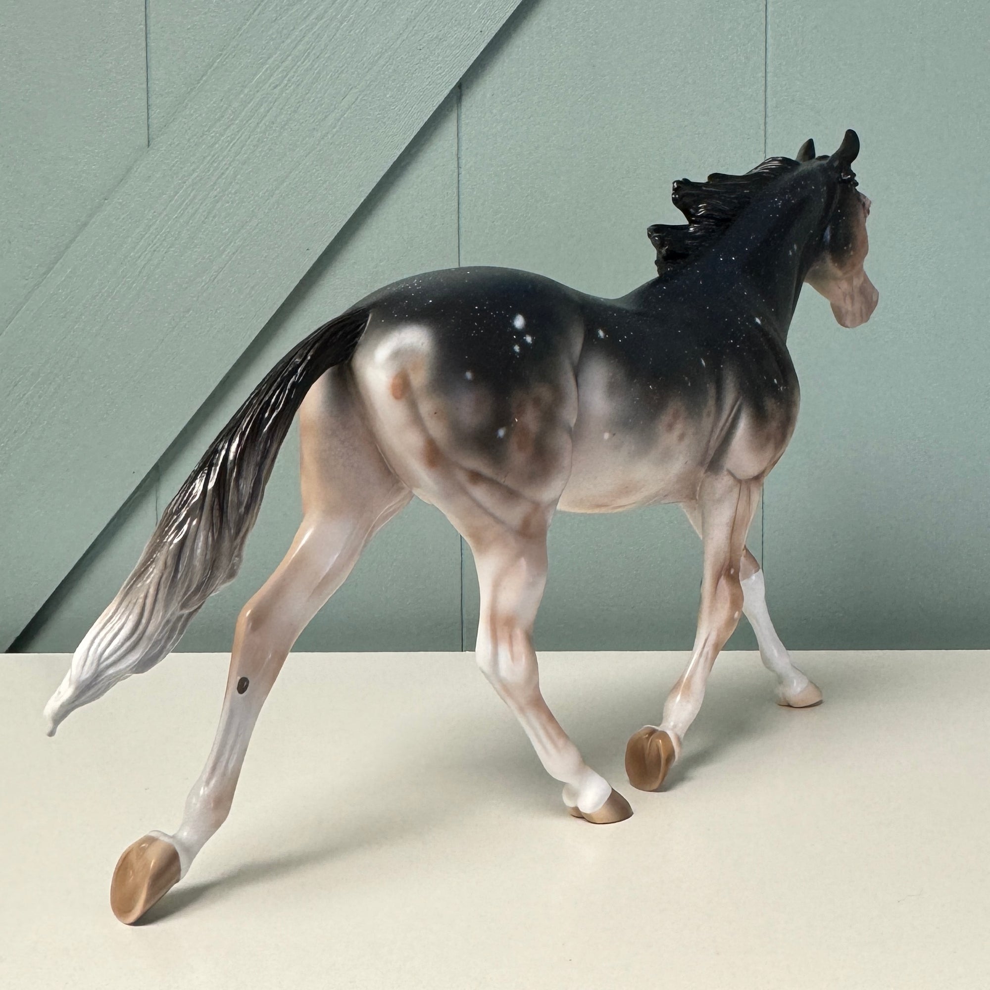 Dear Friend - OOAK Housed Within the Heart Series LE-15 Run Deco Palouse By Ellen Robbins EQ24 Based on Art of the Horse Literature Submission By Erin Verscheure
