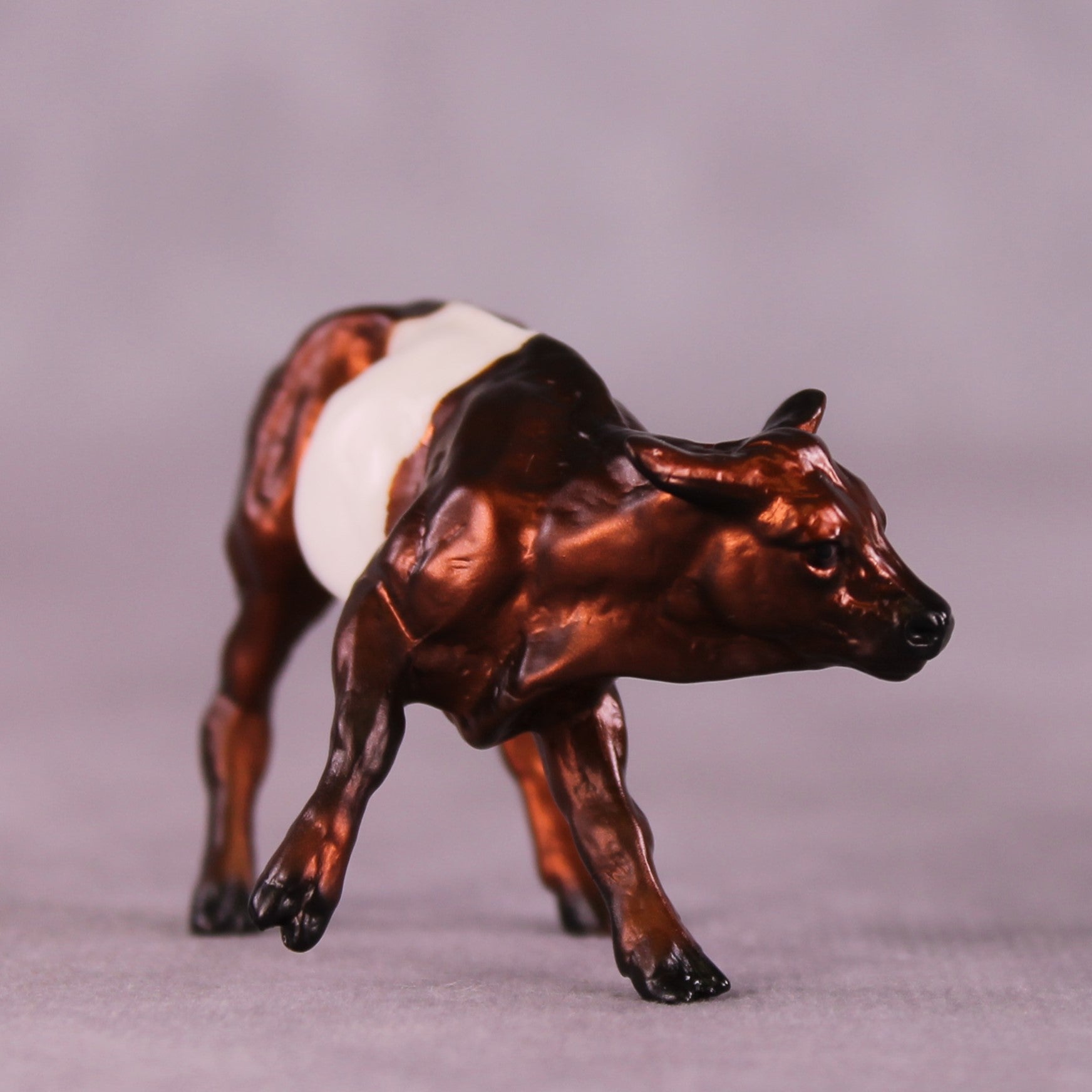 "Deja" OOAK Calf Chip by Julie Keim EQ25