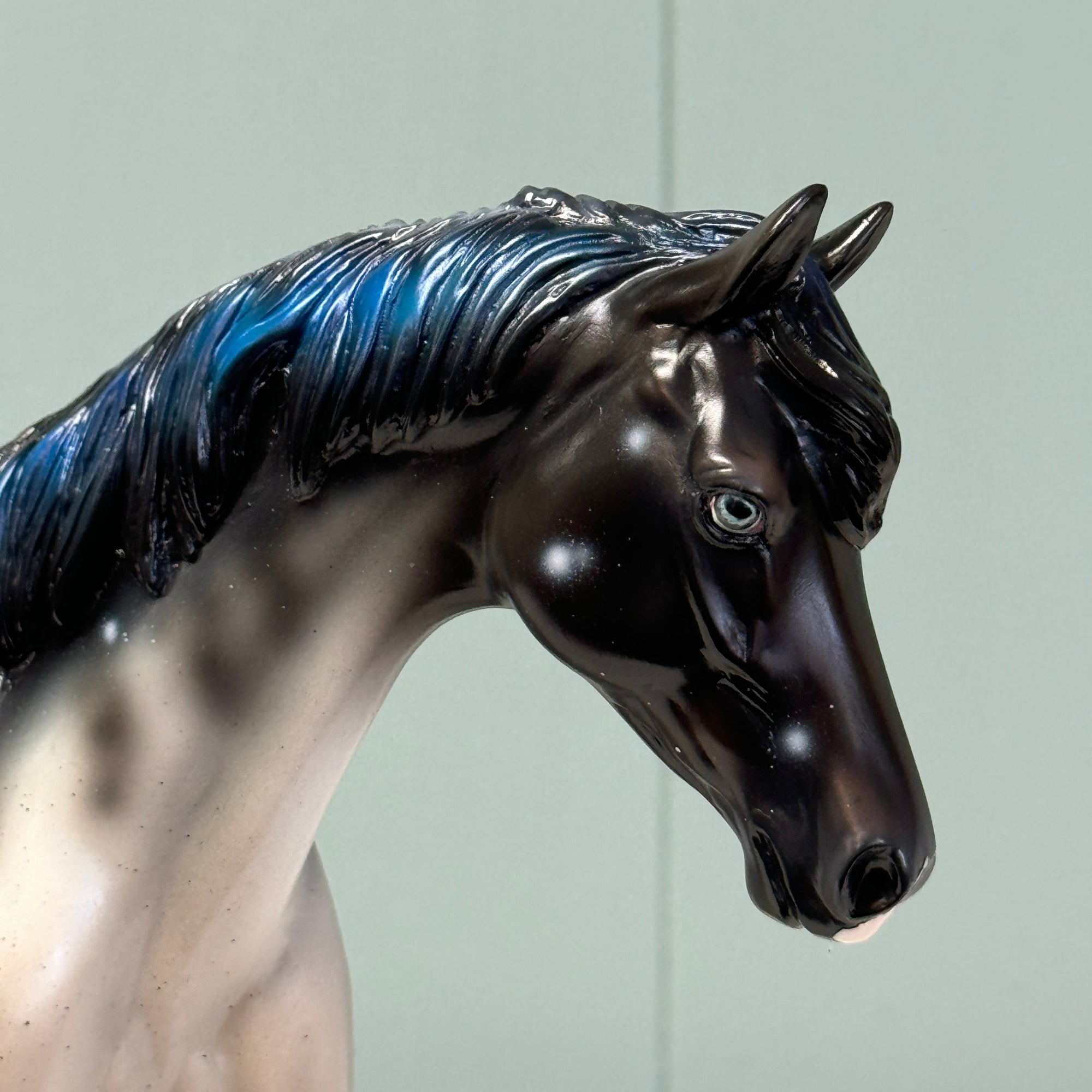 Overcome - OOAK Housed Within the Heart Series LE-15 Run Deco Pony By Ellen Robbins EQ24 Based on Art of the Horse Literature Submission By Erin Verscheure