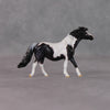 Breakfast Burrito OOAK Custom Blue Black Pinto Pony Chip By Kristin Cermele - Gemstone Series