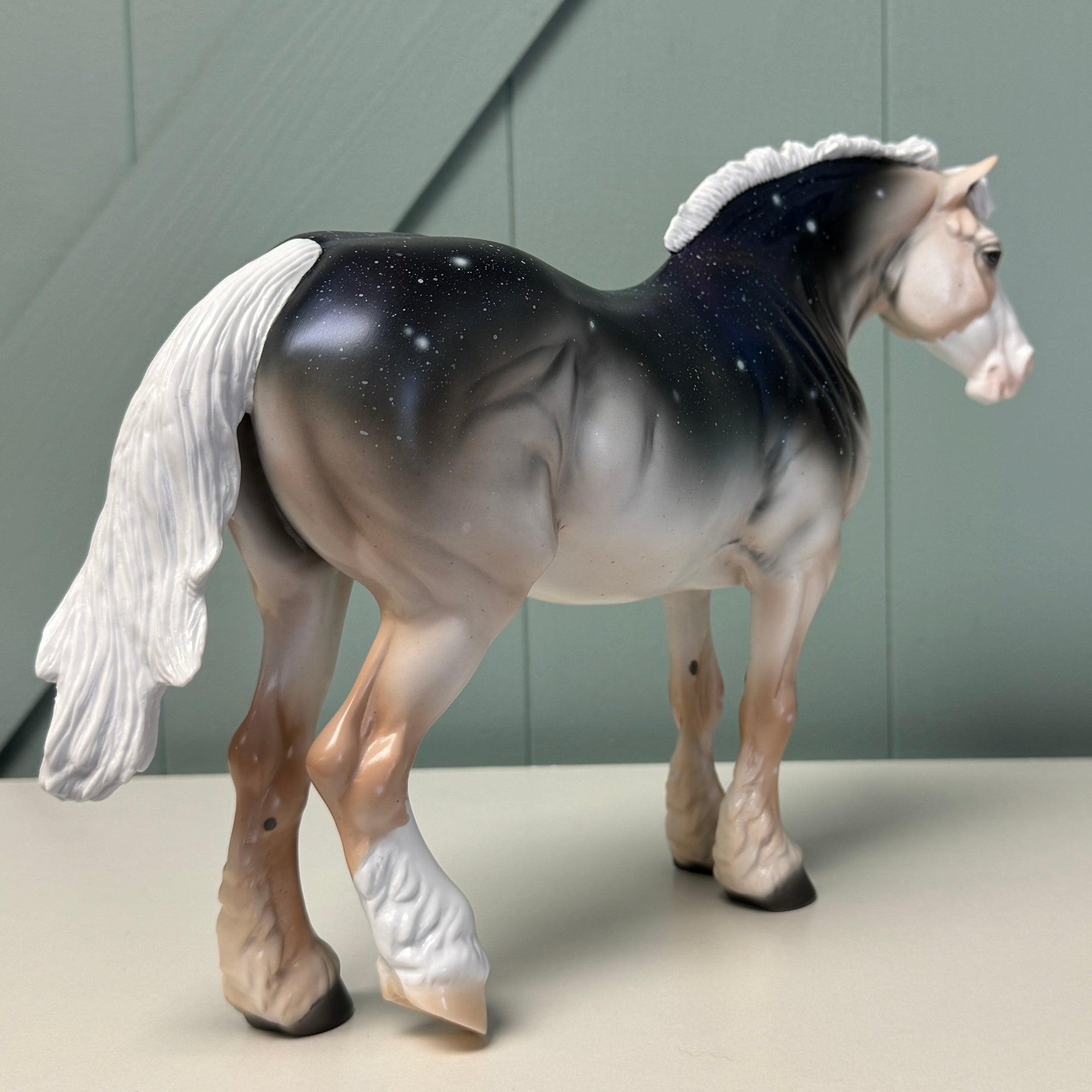 Comfort - OOAK Housed Within the Heart Series LE-15 Run Deco Heavy Draft Mare By Ellen Robbins EQ24 Based on Art of the Horse Literature Submission By Erin Verscheure