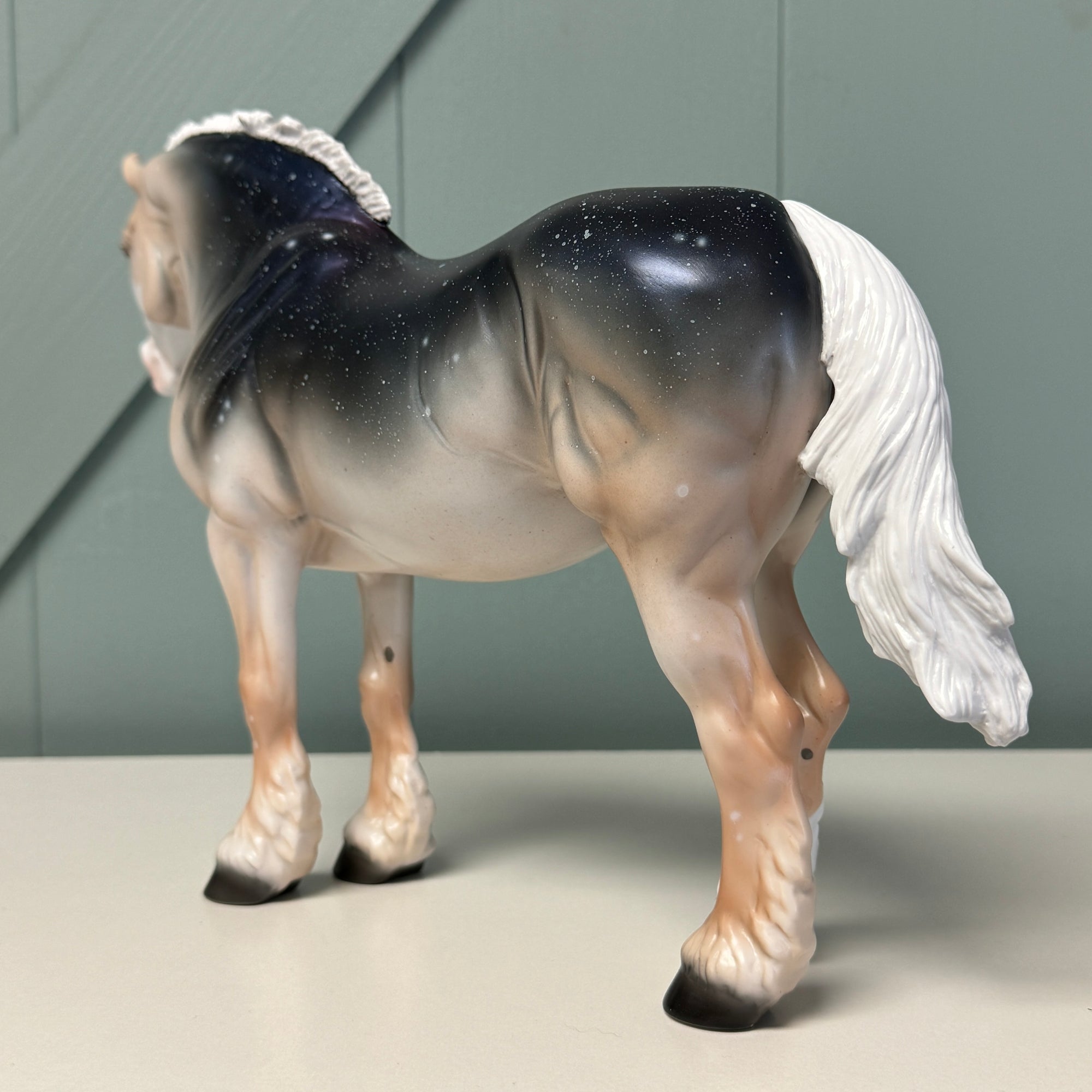 Comfort - OOAK Housed Within the Heart Series LE-15 Run Deco Heavy Draft Mare By Ellen Robbins EQ24 Based on Art of the Horse Literature Submission By Erin Verscheure