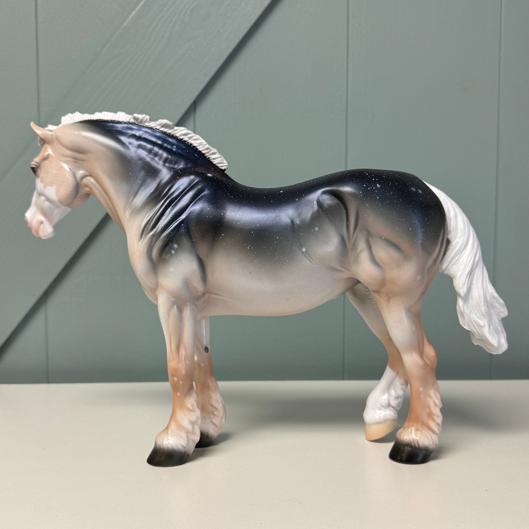 Comfort - OOAK Housed Within the Heart Series LE-15 Run Deco Heavy Draft Mare By Ellen Robbins EQ24 Based on Art of the Horse Literature Submission By Erin Verscheure