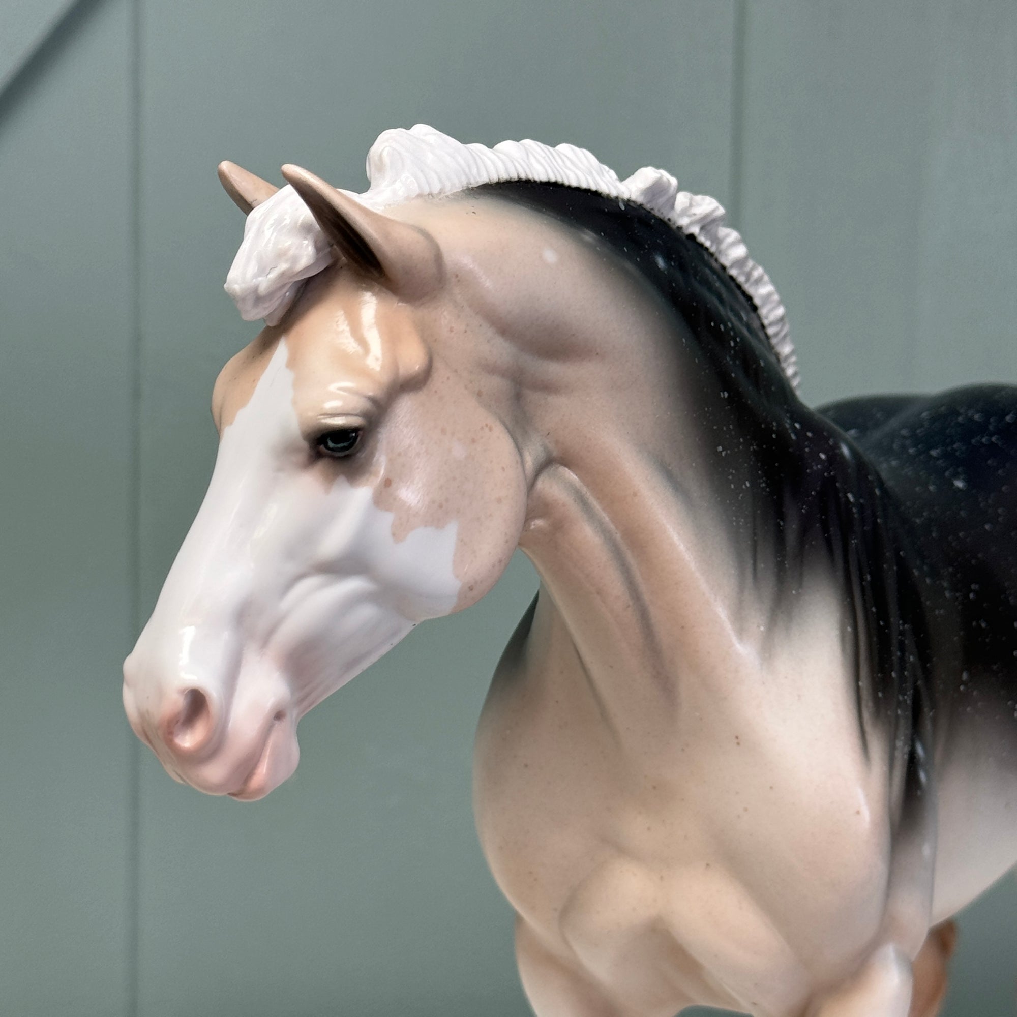 Comfort - OOAK Housed Within the Heart Series LE-15 Run Deco Heavy Draft Mare By Ellen Robbins EQ24 Based on Art of the Horse Literature Submission By Erin Verscheure