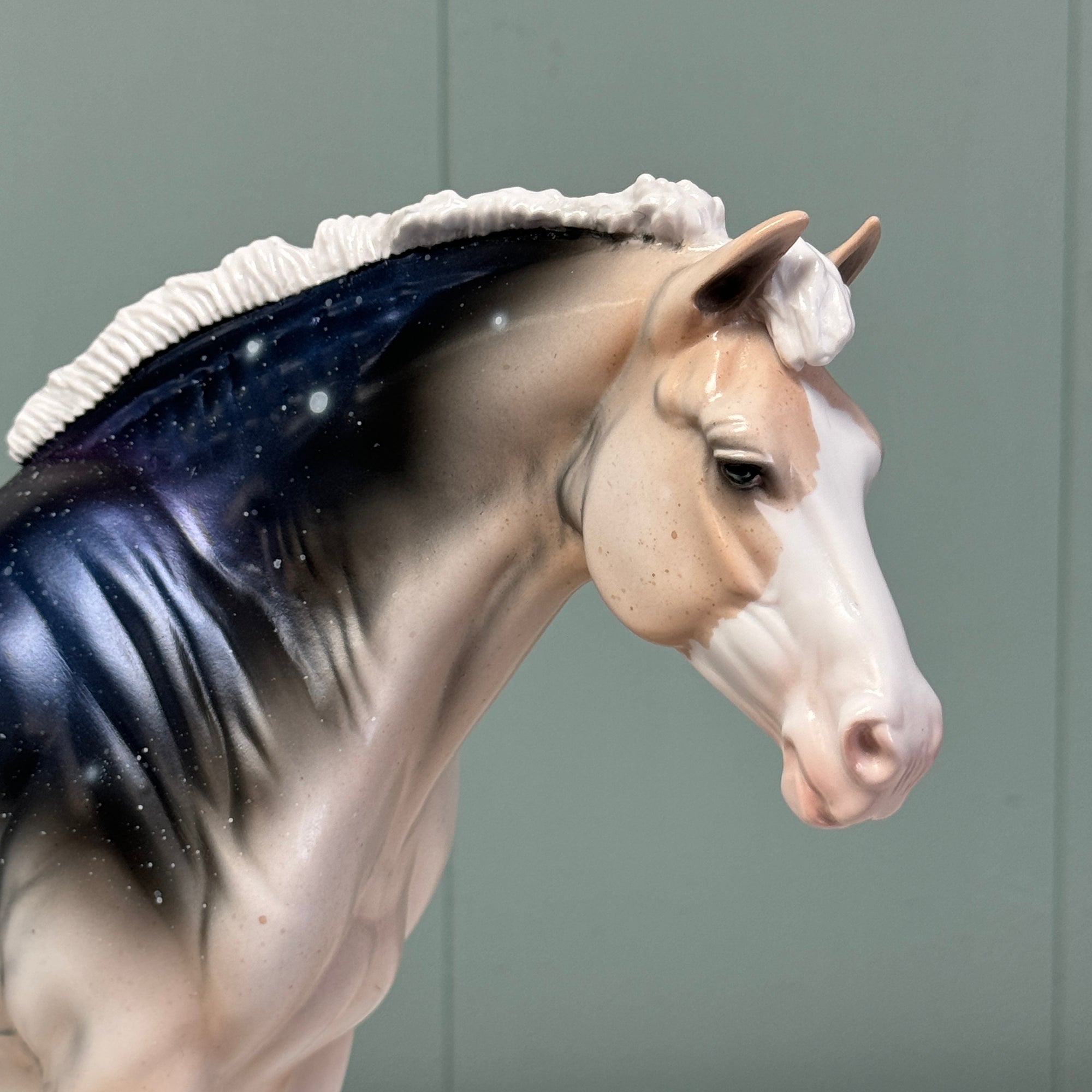 Comfort - OOAK Housed Within the Heart Series LE-15 Run Deco Heavy Draft Mare By Ellen Robbins EQ24 Based on Art of the Horse Literature Submission By Erin Verscheure