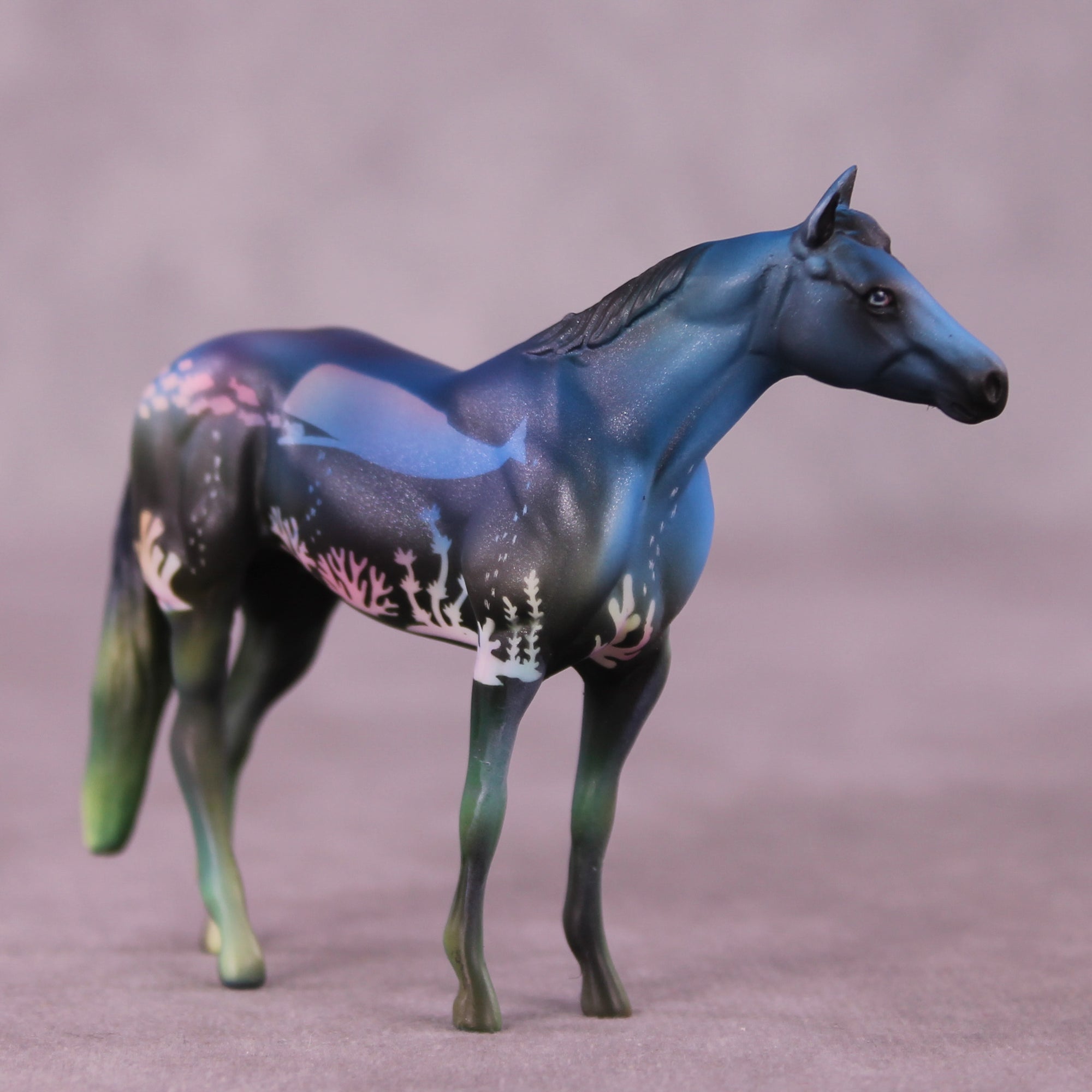 Whale Done OOAK Stock Horse Chip by Kike Duarte SCD25