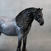 Little Black Dress OOAK Reverse Dappled Black Roan Heavy Draft Mare By Maggie Jenner-Bennett  Best Offers 9/10/24