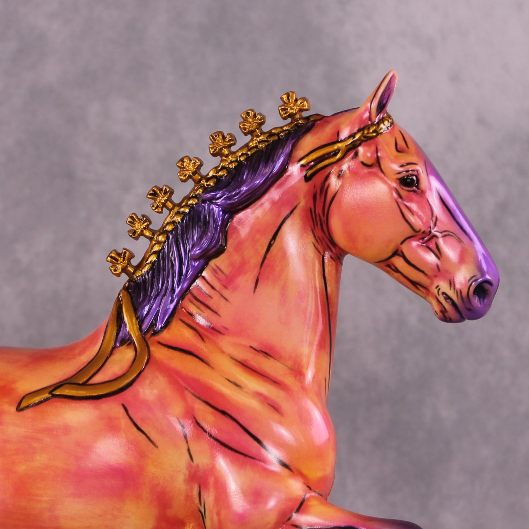 "Tahiti Marvel" OOAK Trotting Drafter By Mel Miller SHCF25 Best Offer 5/27/25