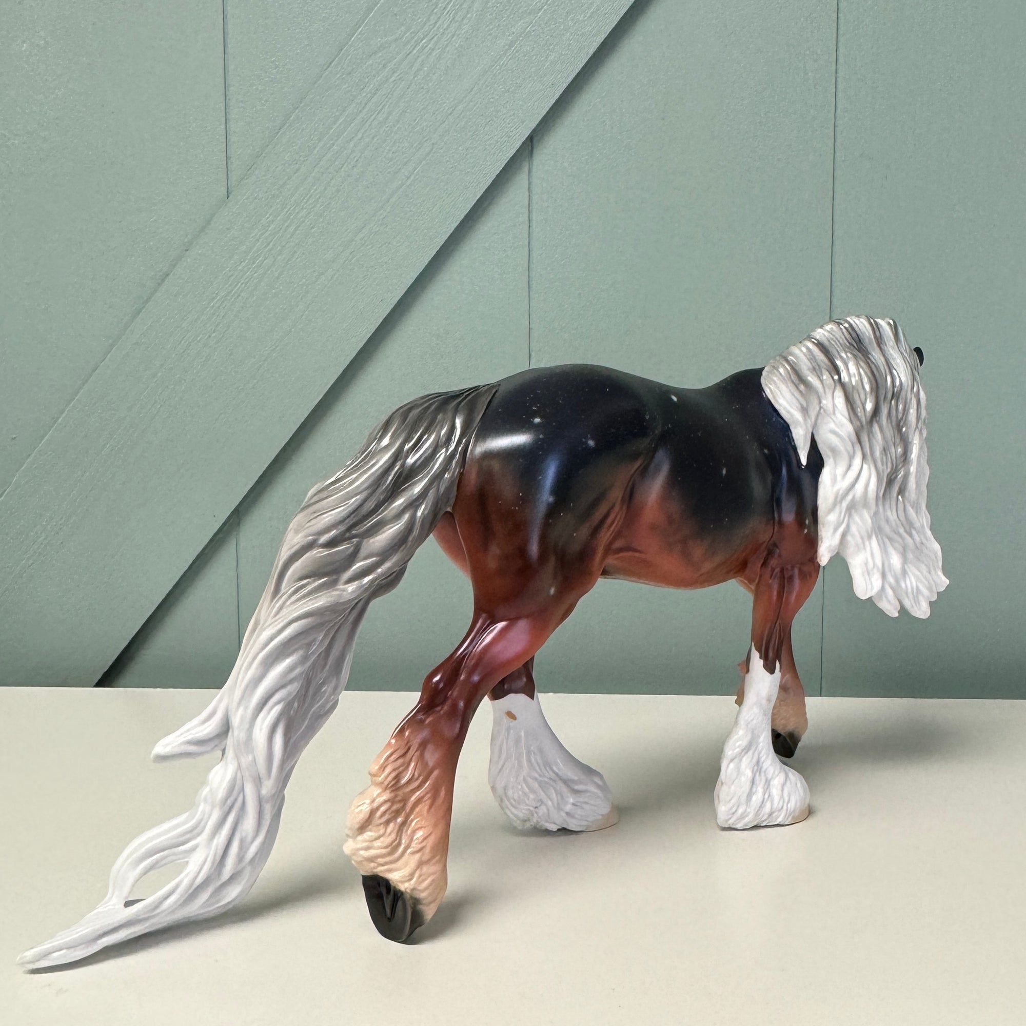 Seventh Birthday - OOAK Housed Within the Heart Series LE-15 Run Deco Irish Cob By Ellen Robbins EQ24 Based on Art of the Horse Literature Submission By Erin Verscheure