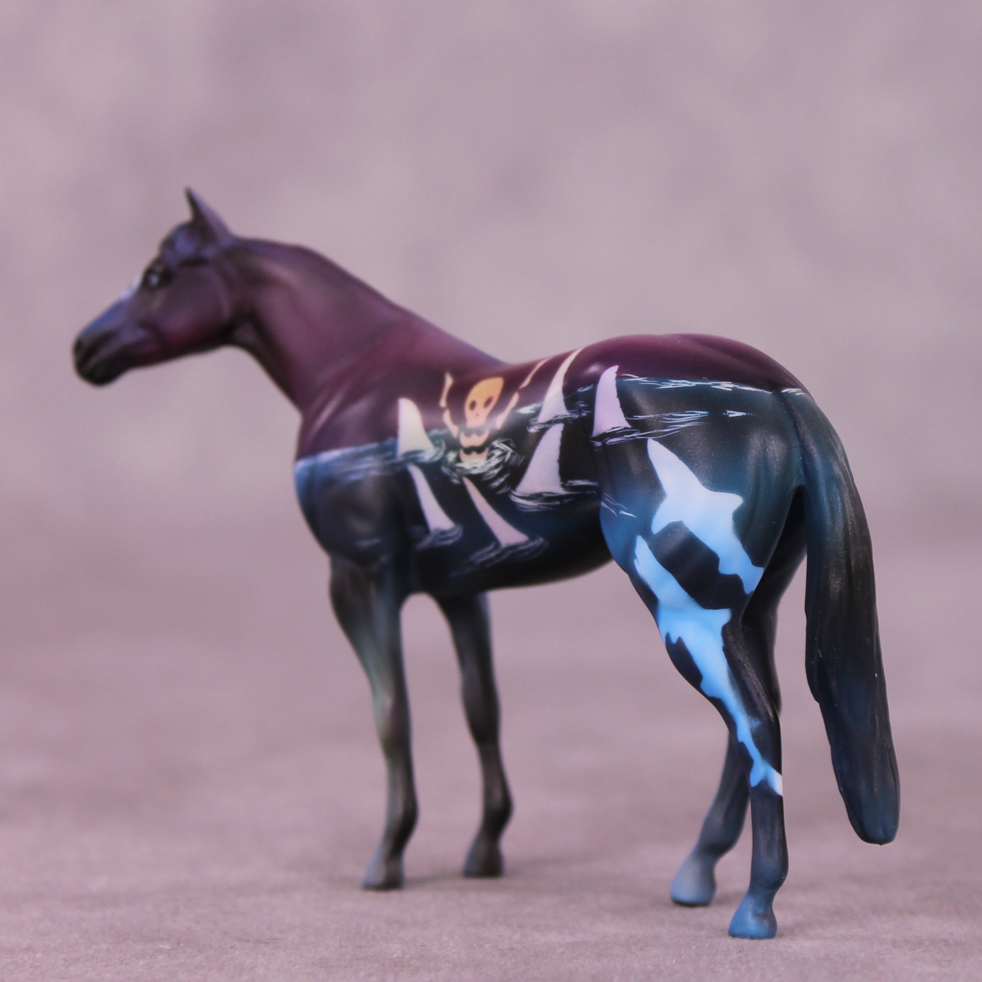 Apex Predator OOAK Stock Horse Chip by Kike Duarte SCD25