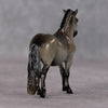 Farikal OOAK Custom Grulla Pony Chip By Kristin Cermele - Gemstone Series