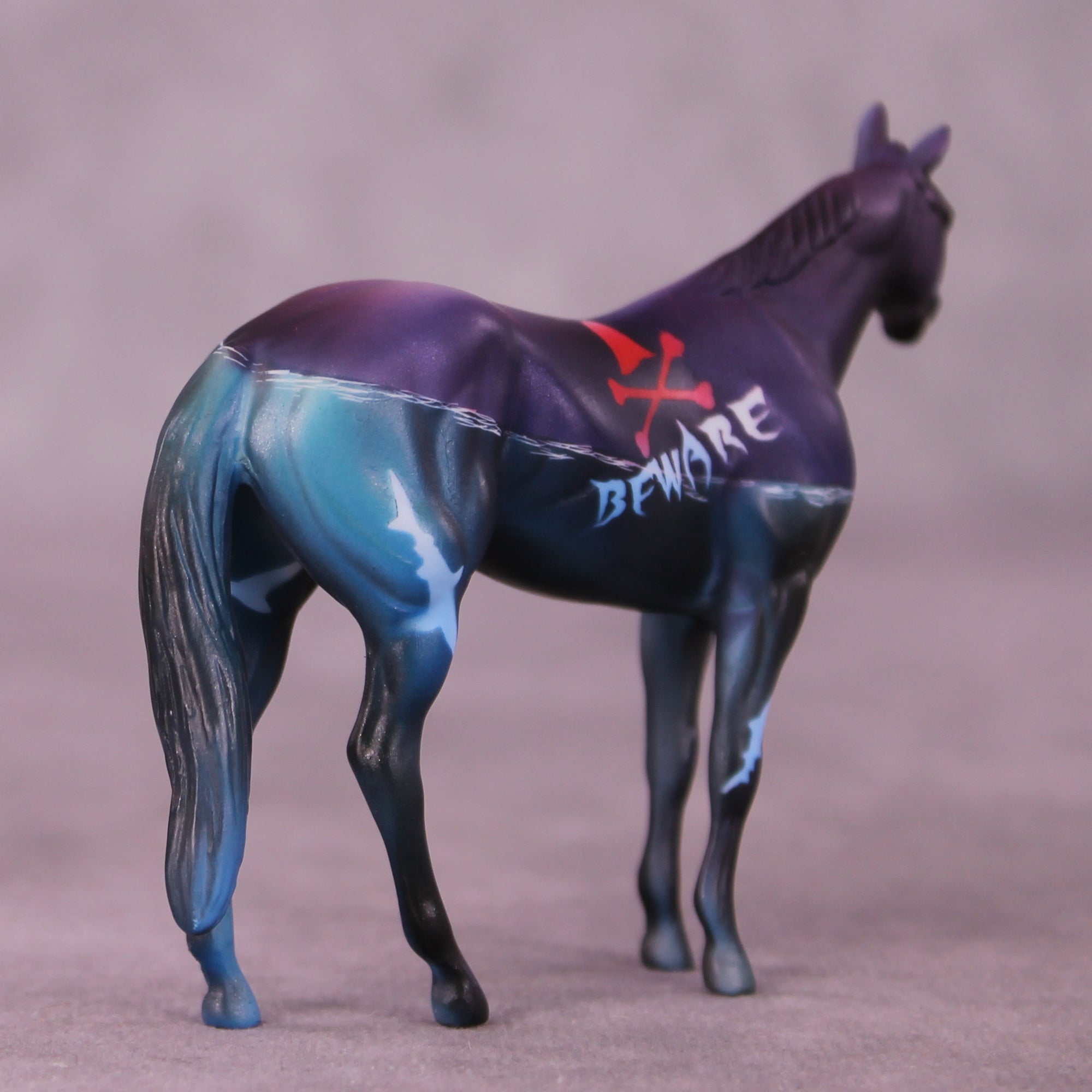 Apex Predator OOAK Stock Horse Chip by Kike Duarte SCD25