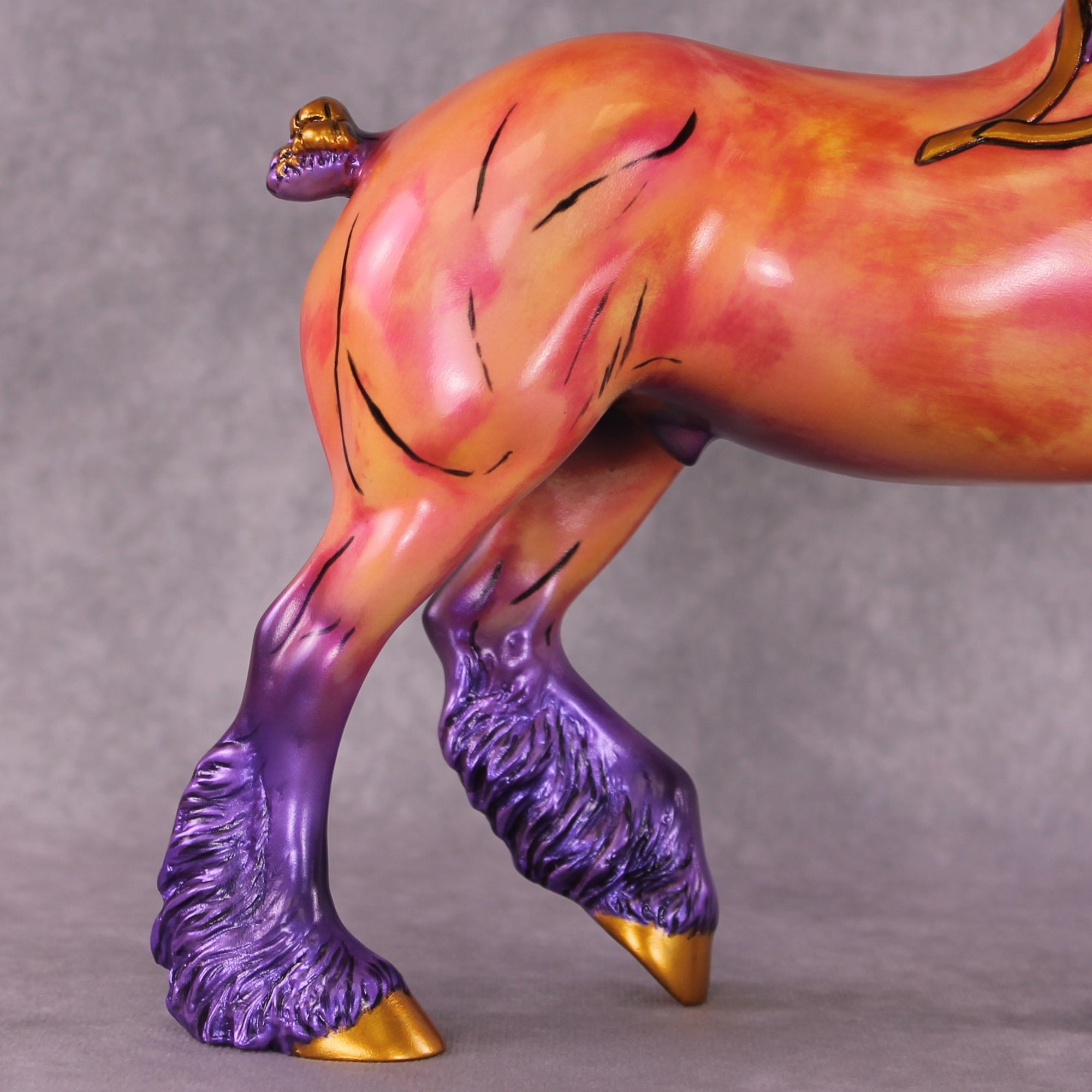 "Tahiti Marvel" OOAK Trotting Drafter By Mel Miller SHCF25 Best Offer 5/27/25