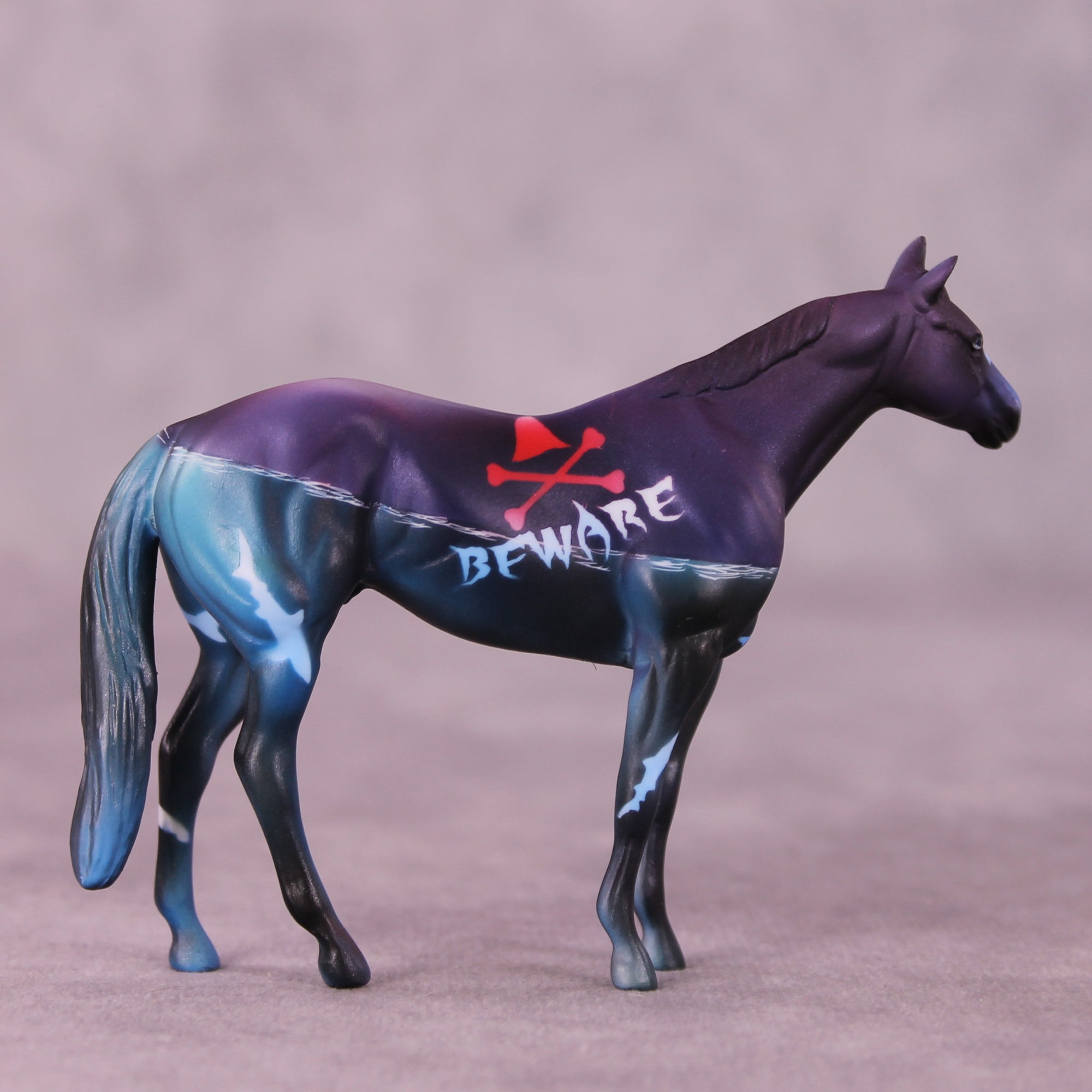 Apex Predator OOAK Stock Horse Chip by Kike Duarte SCD25