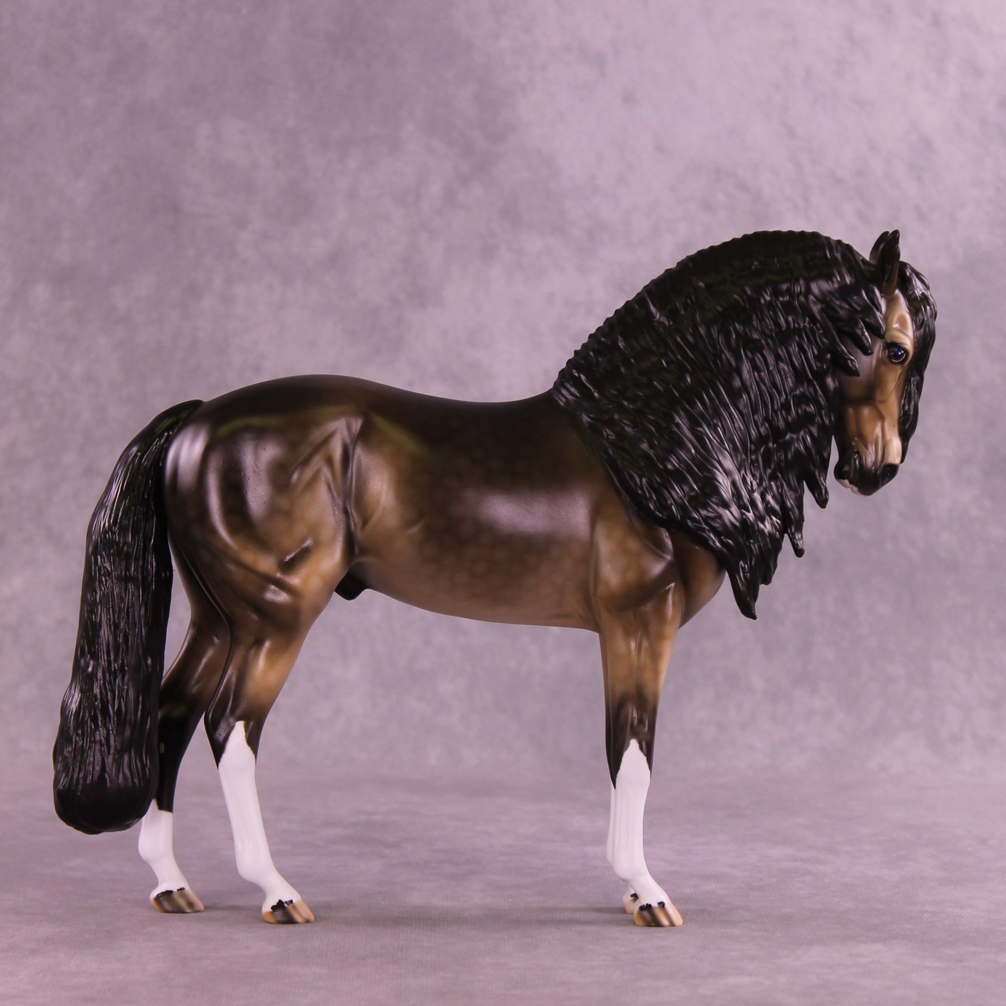 Bruno OOAK Andalusian by Dawn Quick DDOOAKs26