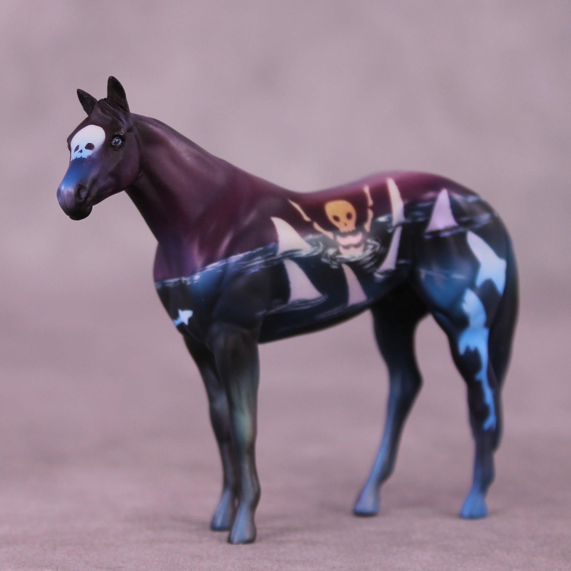 Apex Predator OOAK Stock Horse Chip by Kike Duarte SCD25